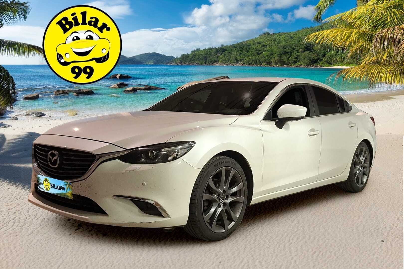 Mazda 6 2017 Sedan 2,2 (150) SKYACTIV-D Business Edition 6AT 4ov YE2B **Koukku / Navi / Kamera / Vakkari / Lohko** - Suomi-auto / Irroitettavalla vetokoukulla / Kahdet renkaat alumiinivantein!