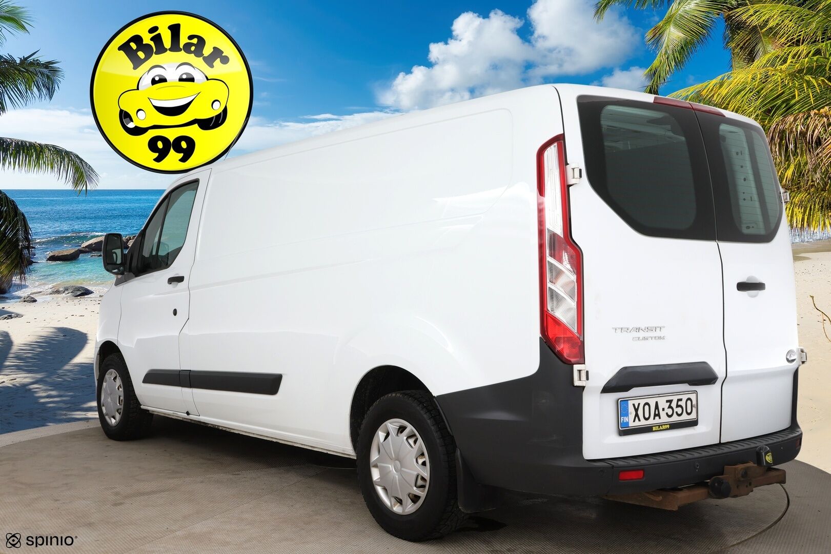 Ford Transit Custom 2017 310 2,0TDCi 130 hv M6 Etuveto Trend Van N1 L2H1 / Suomi-auto / Webasto / Koukku / Vakkari / Bluetooth / Lisävalo / - Jakopää tehty / Hyvällä huoltohistorialla / Tuplaovet / Hyllykkö