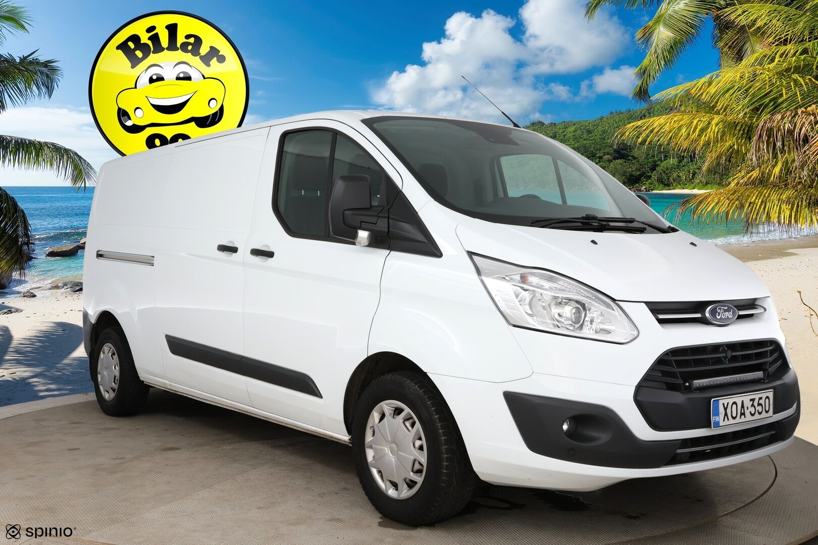 Ford Transit Custom 2017 310 2,0TDCi 130 hv M6 Etuveto Trend Van N1 L2H1 / Suomi-auto / Webasto / Koukku / Vakkari / Bluetooth / Lisävalo / - Jakopää tehty / Hyvällä huoltohistorialla / Tuplaovet / Hyllykkö