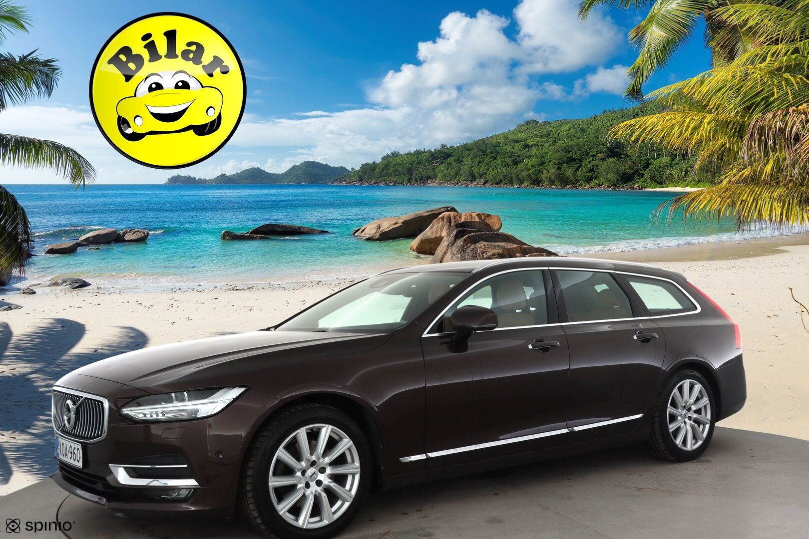 Volvo V90 2017 D3 AWD Business Inscription aut - | ACC | Koukku | Webasto | HUD | 360° | Muistipenkki | Sporttinahat | BLIS | Pilot Assist | Keyless | Kaarrevalot | Lämm. ratti | 2x renkaat aluin |