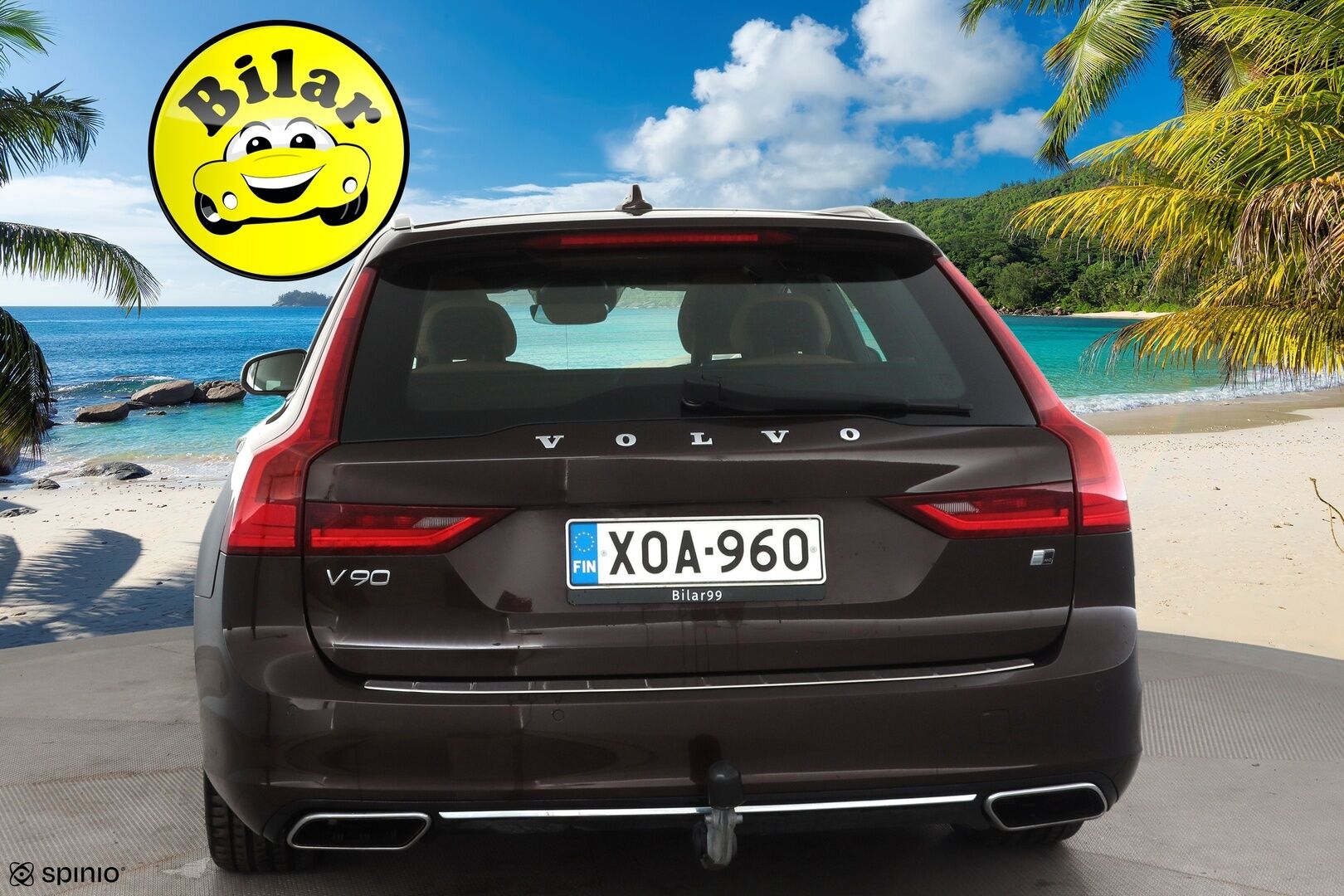 Volvo V90 2017 D3 AWD Business Inscription aut - | ACC | Koukku | Webasto | HUD | 360° | Muistipenkki | Sporttinahat | BLIS | Pilot Assist | Keyless | Kaarrevalot | Lämm. ratti | 2x renkaat aluin |