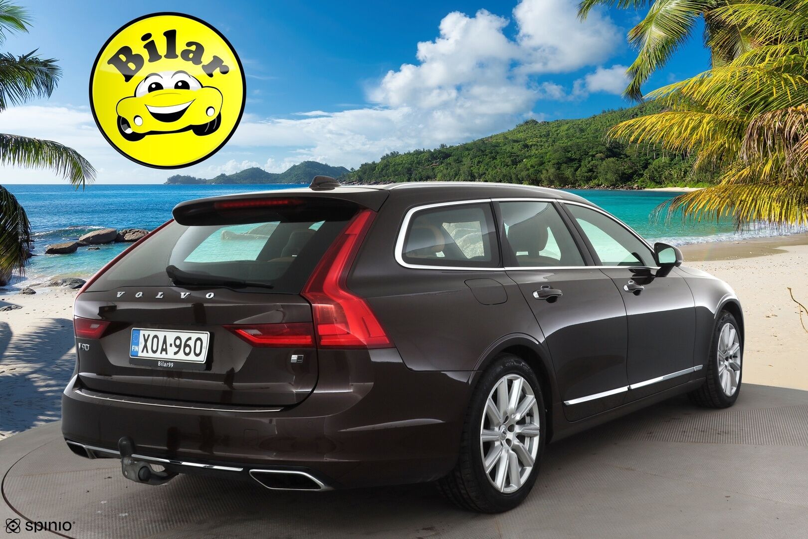 Volvo V90 2017 D3 AWD Business Inscription aut - | ACC | Koukku | Webasto | HUD | 360° | Muistipenkki | Sporttinahat | BLIS | Pilot Assist | Keyless | Kaarrevalot | Lämm. ratti | 2x renkaat aluin |