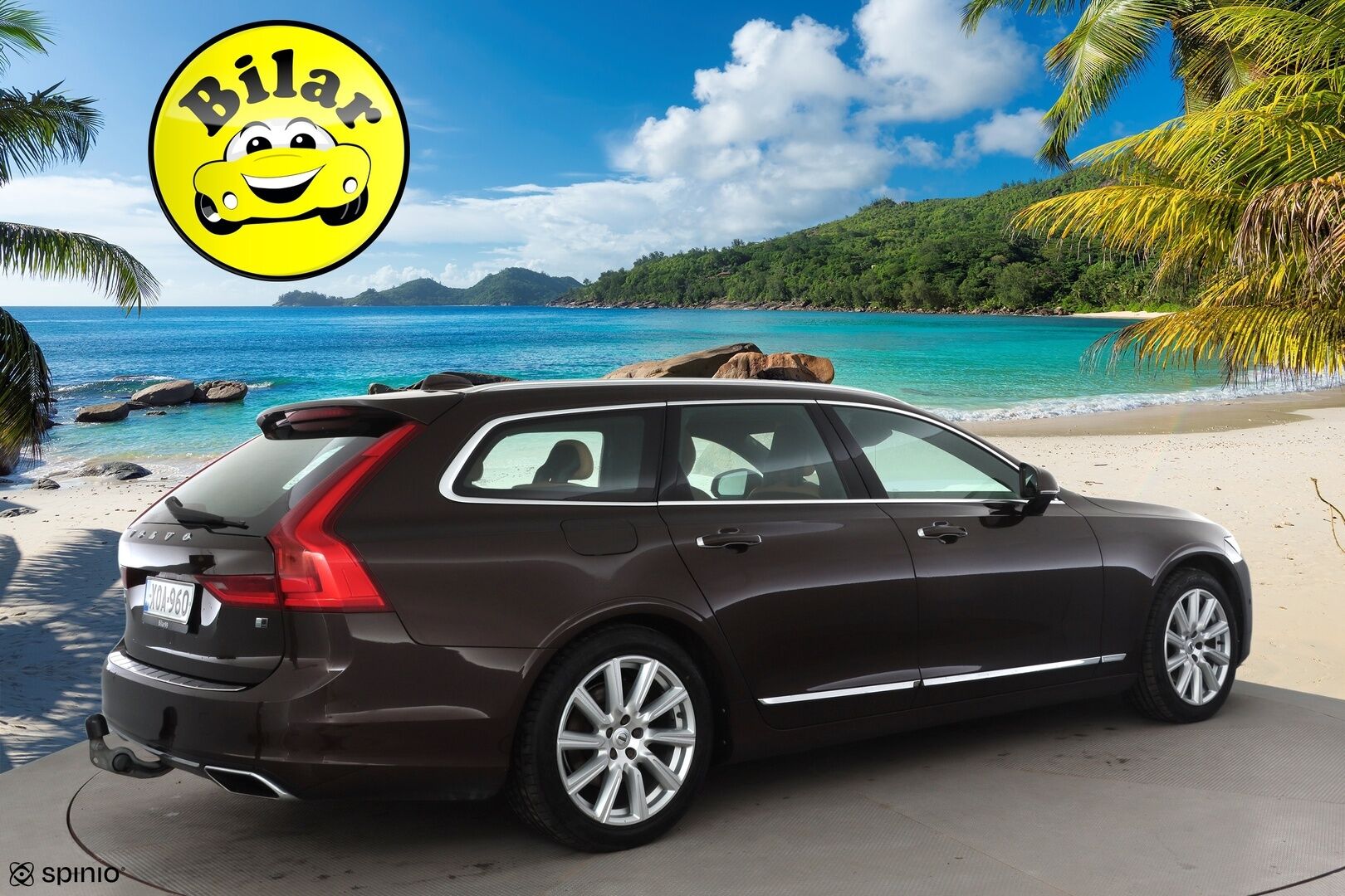 Volvo V90 2017 D3 AWD Business Inscription aut - | ACC | Koukku | Webasto | HUD | 360° | Muistipenkki | Sporttinahat | BLIS | Pilot Assist | Keyless | Kaarrevalot | Lämm. ratti | 2x renkaat aluin |