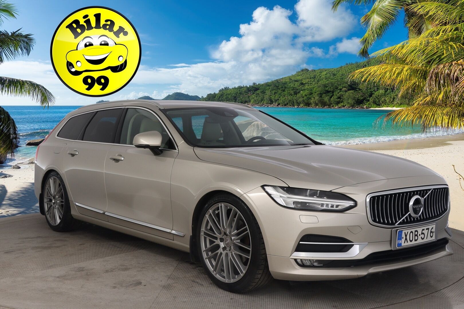 Volvo V90 2017 D5 AWD Inscription aut *HUD / VOC / Muistipenkit / ACC / Webasto / 360 kamera** - *Suomi-auto / 2x renkaat & vanteet / Juuri huollettu*