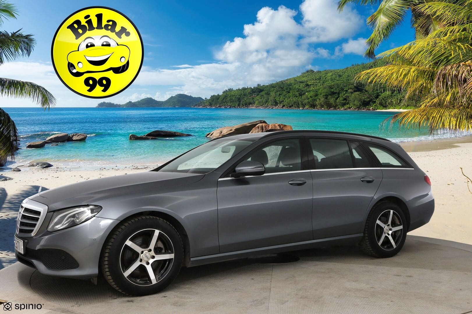 Mercedes-Benz E 2017 220 d 4Matic T A Business / Webasto / P-Kamera / Led High Performance / Sähköluukku - Merkkihuollettu Suomi-Auto!