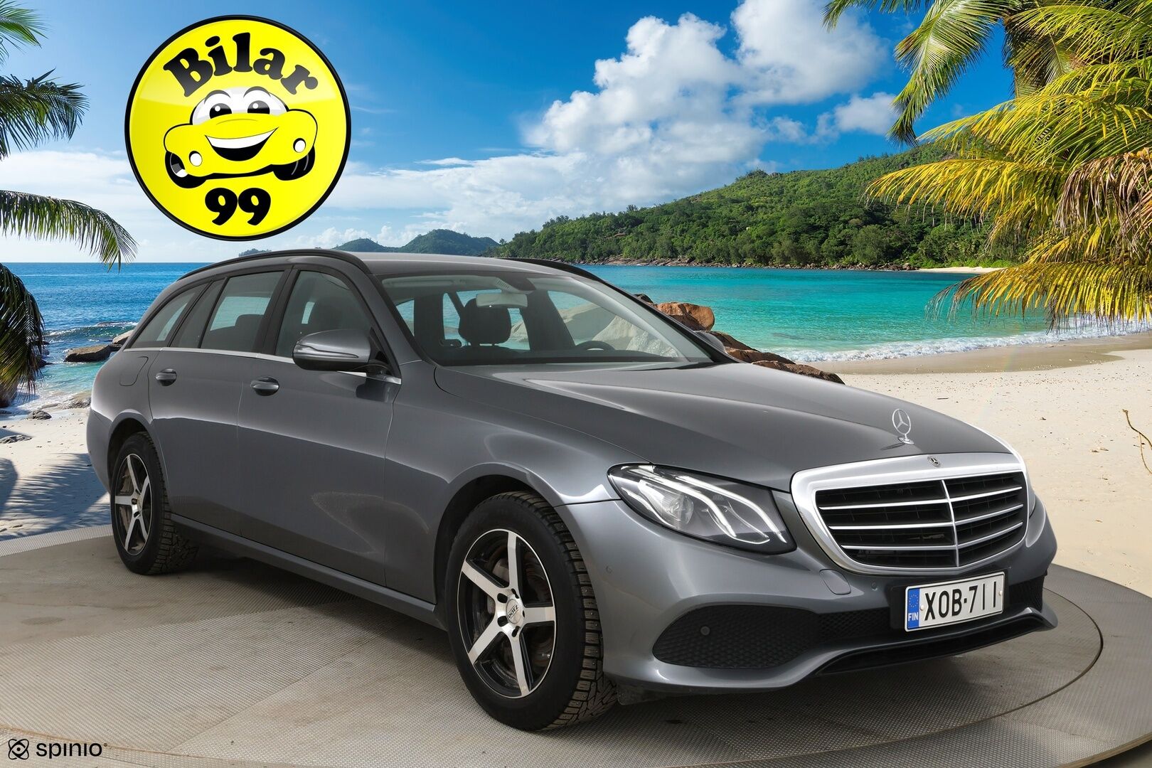 Mercedes-Benz E 2017 220 d 4Matic T A Business / Webasto / P-Kamera / Led High Performance / Sähköluukku - Merkkihuollettu Suomi-Auto!