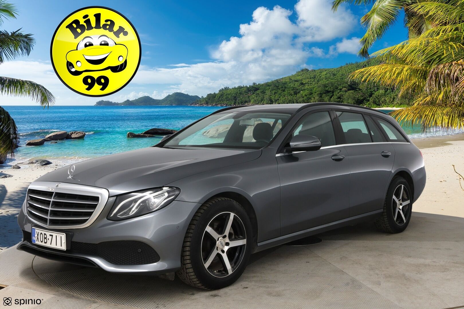 Mercedes-Benz E 2017 220 d 4Matic T A Business / Webasto / P-Kamera / Led High Performance / Sähköluukku - Merkkihuollettu Suomi-Auto!