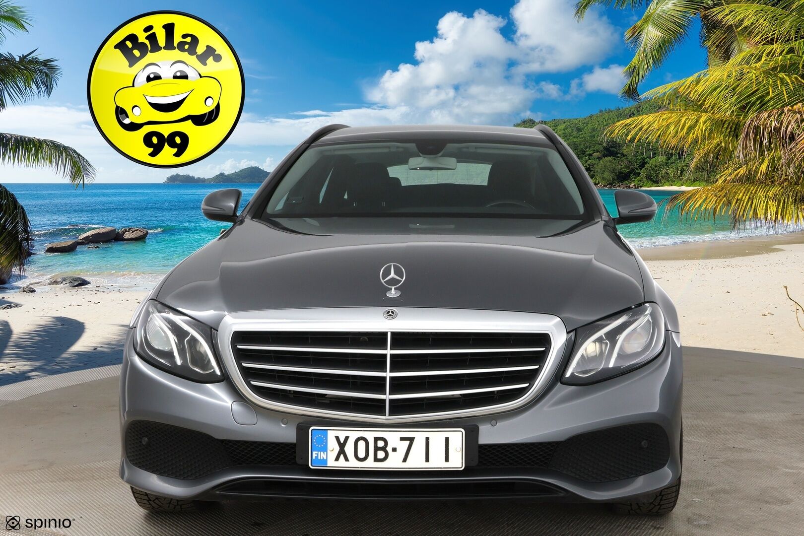 Mercedes-Benz E 2017 220 d 4Matic T A Business / Webasto / P-Kamera / Led High Performance / Sähköluukku - Merkkihuollettu Suomi-Auto!