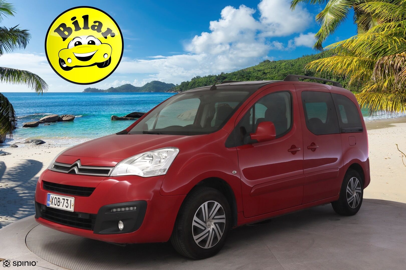 Citroen Berlingo Multispace 2017 PureTech 110 Feel - | YritysOutlet - Myydään vain yrityksille | Hyvä huoltohistoria | Kahdet vanteet + renkaat | Ei vikoja tiedossa | Seuraava katsastus toukokuussa 2027 | 