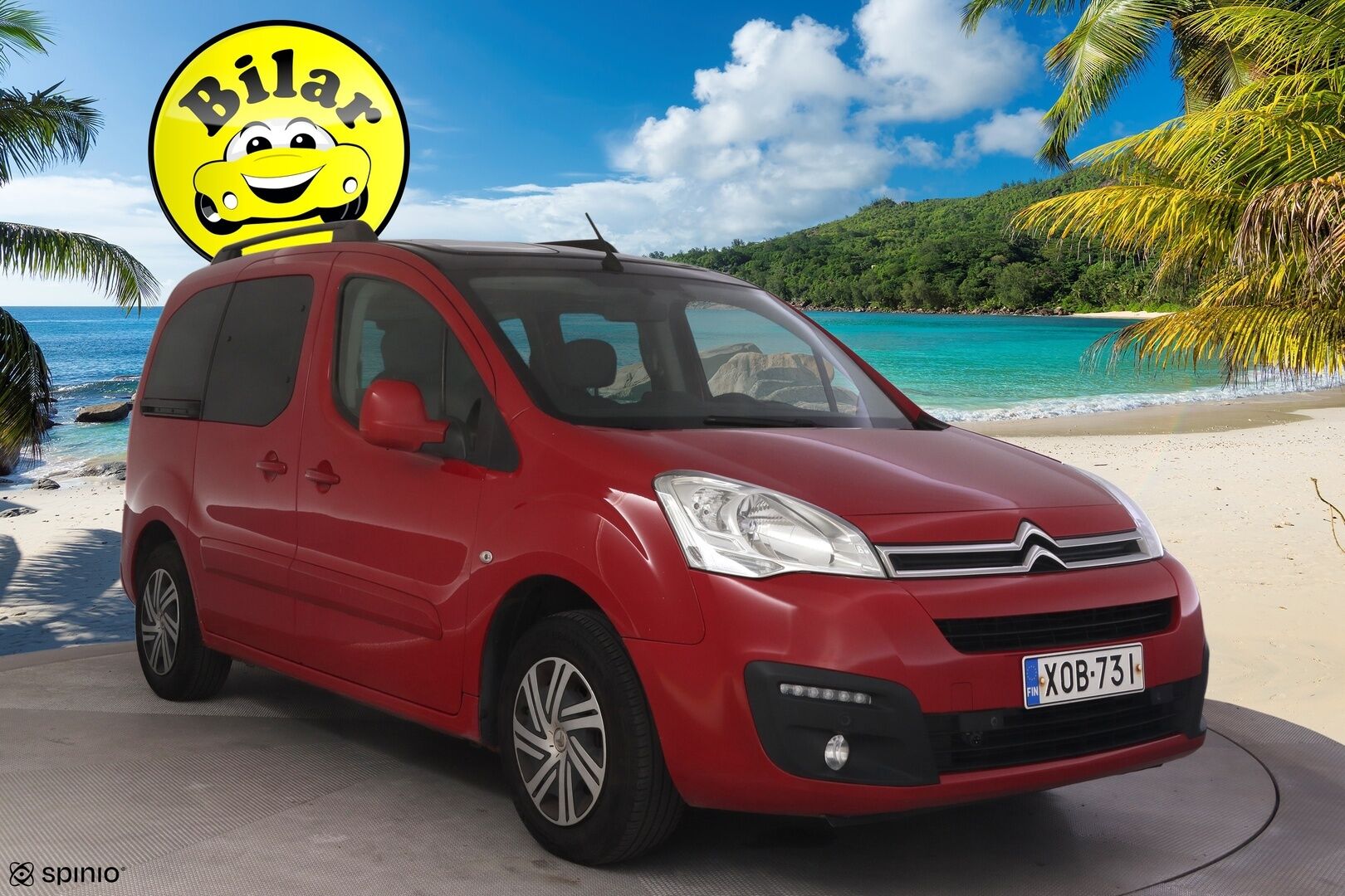 Citroen Berlingo Multispace 2017 PureTech 110 Feel - | YritysOutlet - Myydään vain yrityksille | Hyvä huoltohistoria | Kahdet vanteet + renkaat | Ei vikoja tiedossa | Seuraava katsastus toukokuussa 2027 | 
