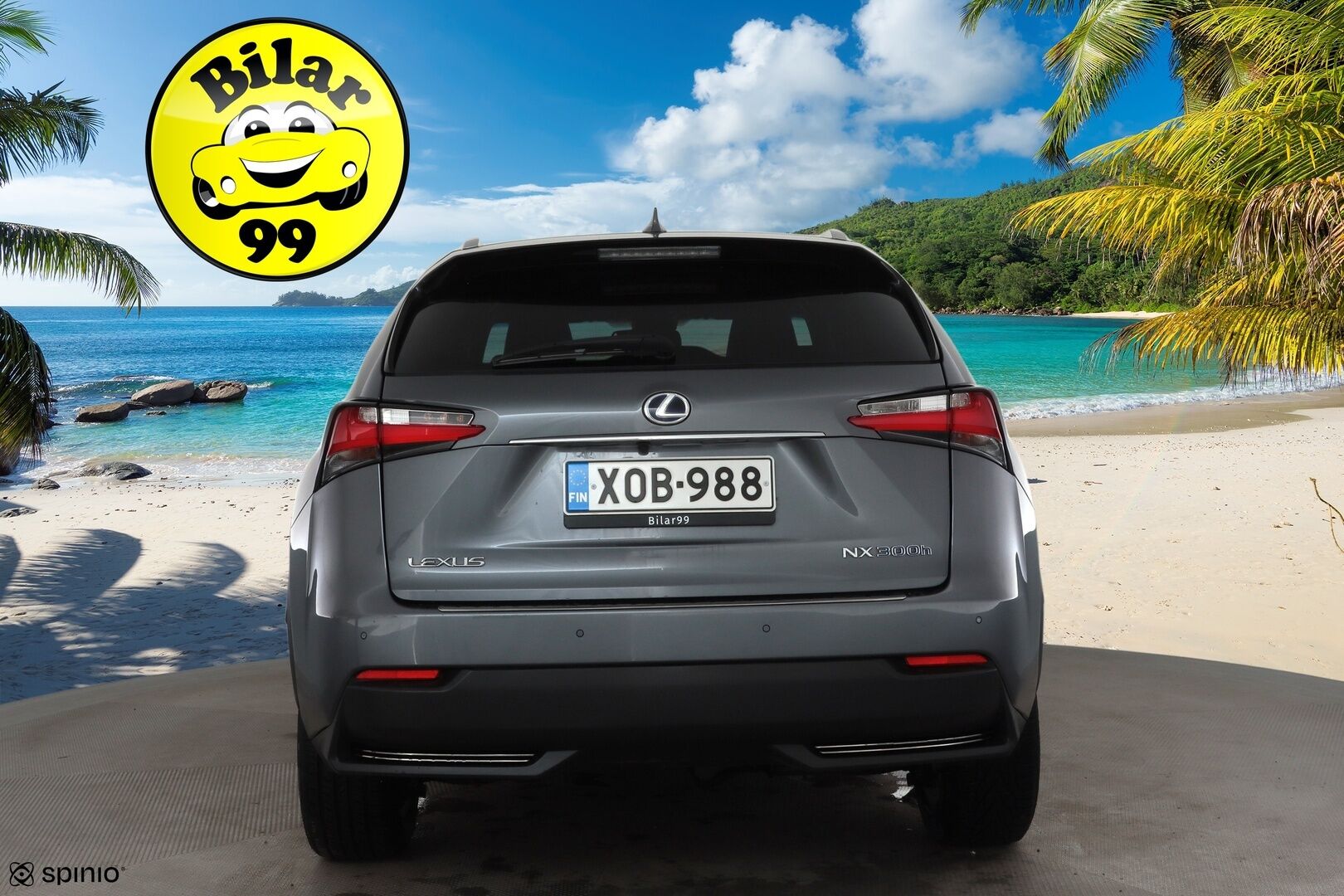 Lexus NX 2014 300h Hybrid A AWD F Sport * ACC / HUD / P.kamera / LED / Navi / Webasto / KeylessGo / Sähköpenkit / Sähköluukku * - Kahdet renkaat aluvanteilla / Merkkihuollettu