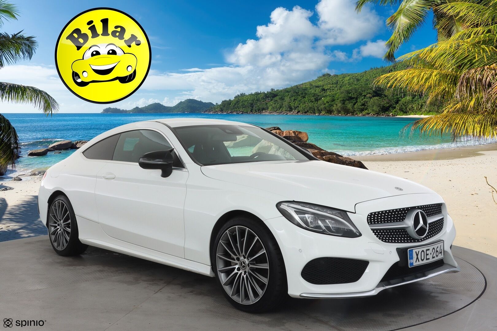 Mercedes-Benz C 2017 180 Coupé A Business AMG - | ILS-LED | P.Tutkat | Sporttipenkit | Nahka-Alcantara | Sisätilanlämmitin | Vakkari | Bluetooth | Suomi-auto | Kahdet renkaat |