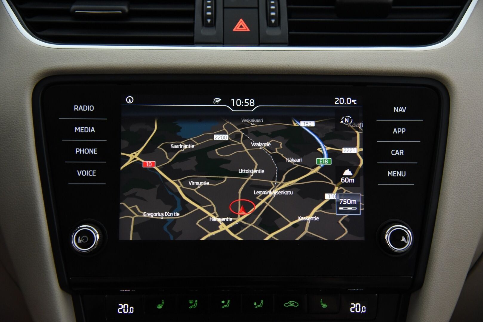 Skoda Octavia 2018 Combi 1,4 TSI G-TEC Style DSG Autom. Adapt.vak / LED / Blis / Keyless / Muistipenkki - Adapt. Vak / BLIS / Keyless / Muistipenkit / P. Kamera / Kattavat varusteet!