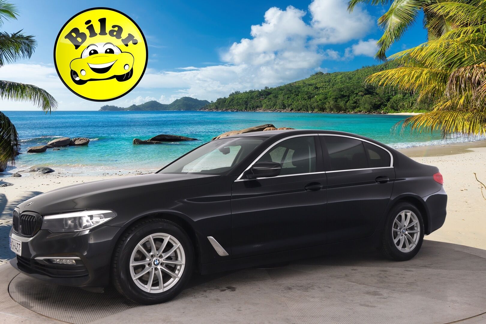 BMW 520 2017 G30 Sedan 520d A Business - Webasto | Koukku | Display key | 2x alut | Suomiauto