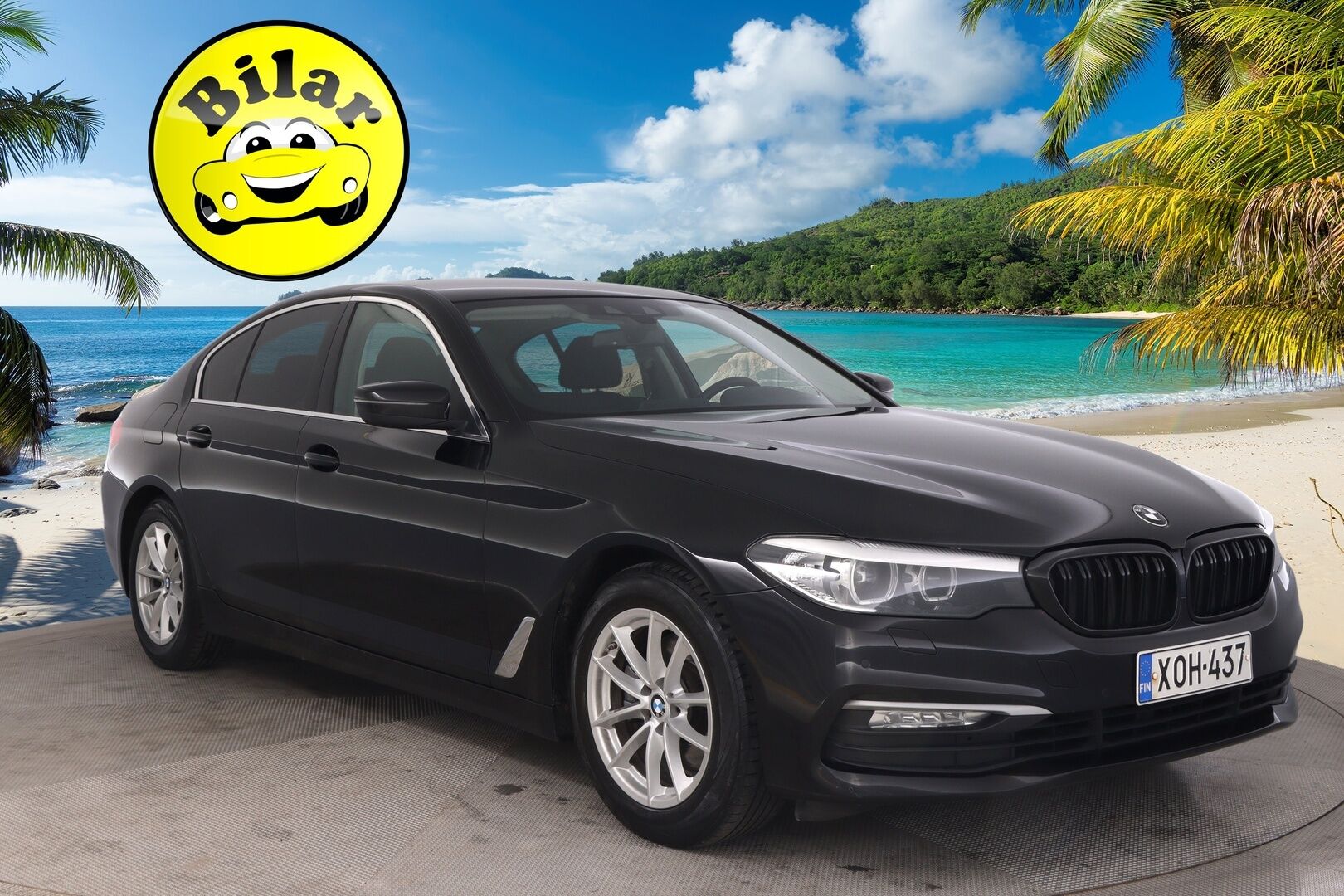 BMW 520 2017 G30 Sedan 520d A Business - Webasto | Koukku | Display key | 2x alut | Suomiauto