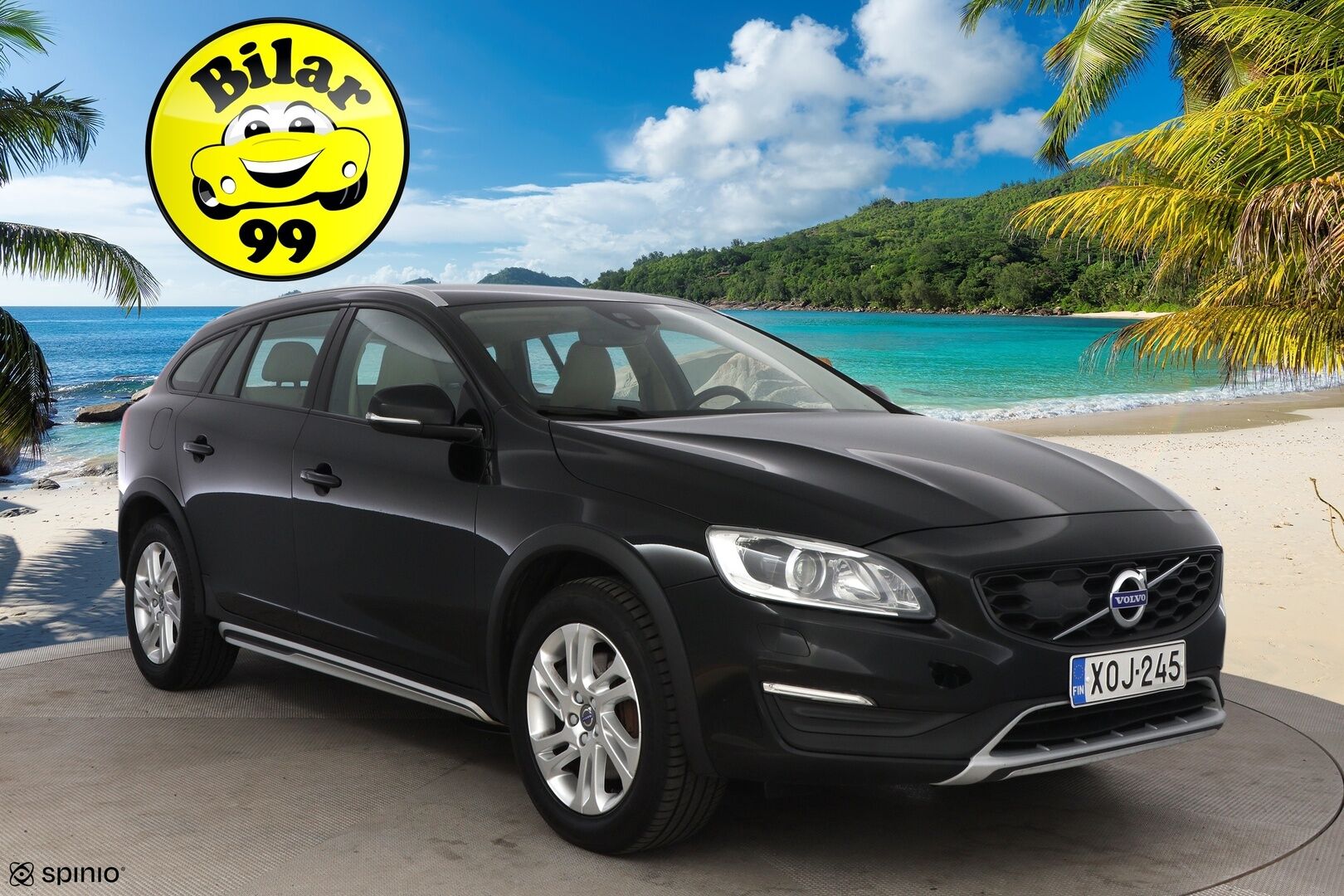 Volvo V60 Cross Country 2017 D3 Business Classic aut - Suomiauto / Webasto / Vaalea Nahkasisusta / Ratinlämmitys / Sensus Navi / Digimittari / Jakopää hiljattain tehty!