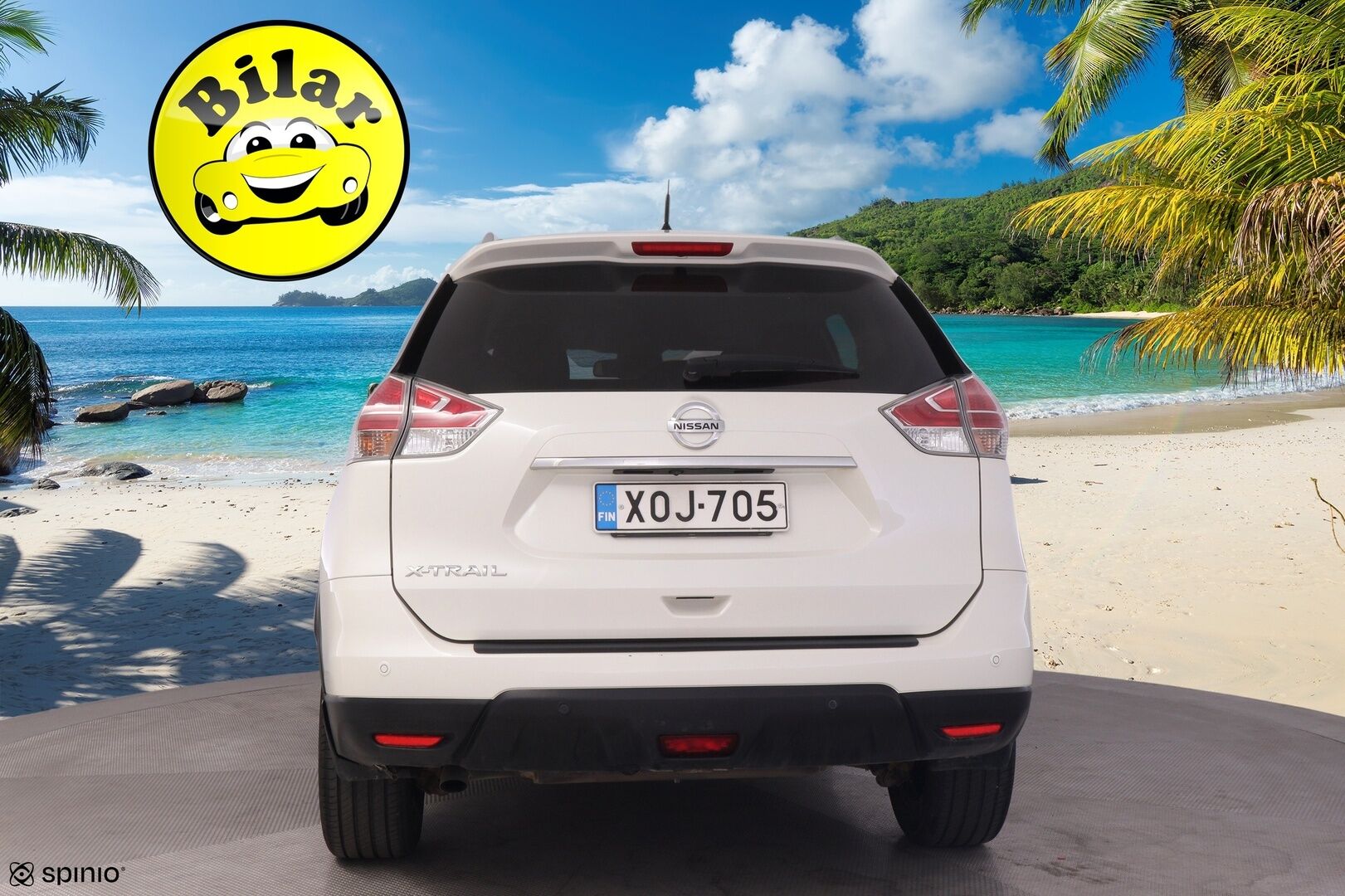 Nissan X-Trail 2017 dCi 177 Business 360 4WD Xtronic - | Suomi-auto | Koukku | Navi | Lohkolämmitin | Avaimeton kulku | Sähköluukku | 360-Kamera | Kahdet Michelin-renkaat vanteilla |