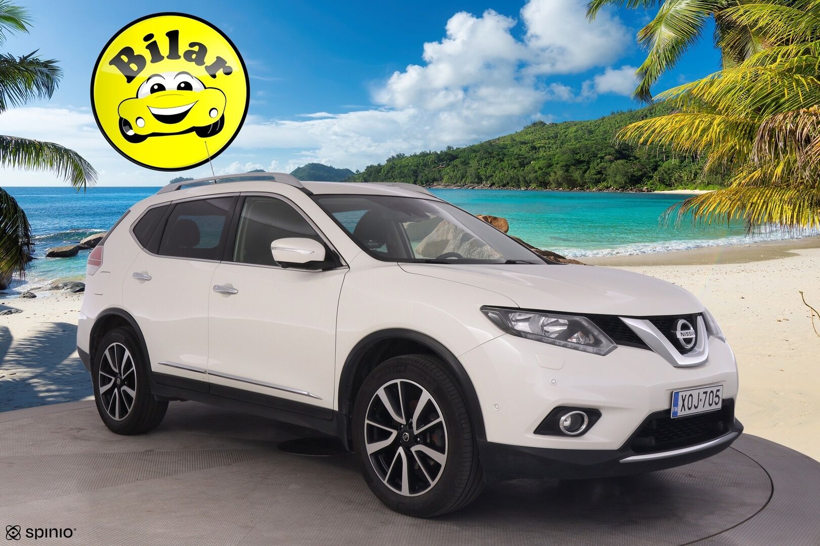 Nissan X-Trail 2017 dCi 177 Business 360 4WD Xtronic - | Suomi-auto | Koukku | Navi | Lohkolämmitin | Avaimeton kulku | Sähköluukku | 360-Kamera | Kahdet Michelin-renkaat vanteilla |