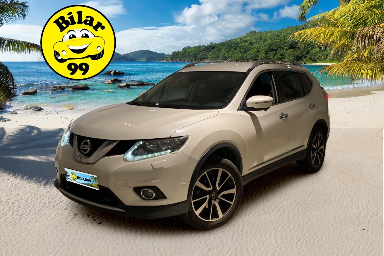 Nissan X-Trail 2017 dCi 177 Business 360 4WD Xtronic - | Suomi-auto | Koukku | Navi | Lohkolämmitin | Avaimeton kulku | Sähköluukku | 360-Kamera | Kahdet Michelin-renkaat vanteilla |