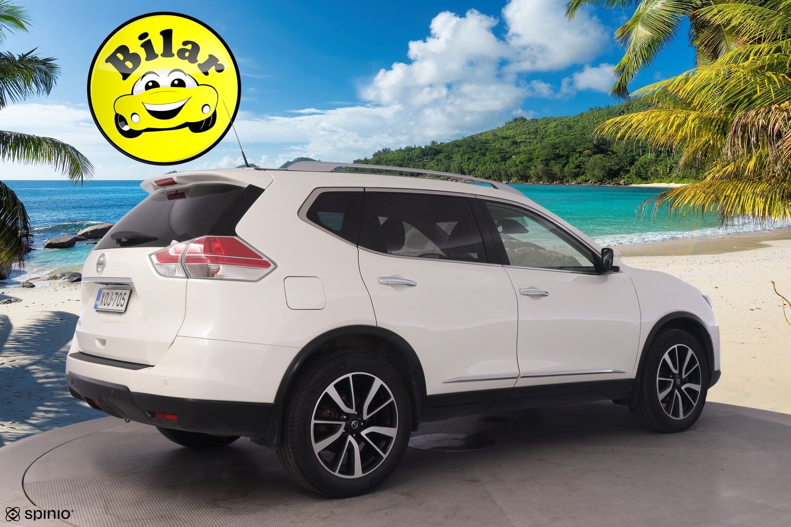 Nissan X-Trail 2017 dCi 177 Business 360 4WD Xtronic - | Suomi-auto | Koukku | Navi | Lohkolämmitin | Avaimeton kulku | Sähköluukku | 360-Kamera | Kahdet Michelin-renkaat vanteilla |