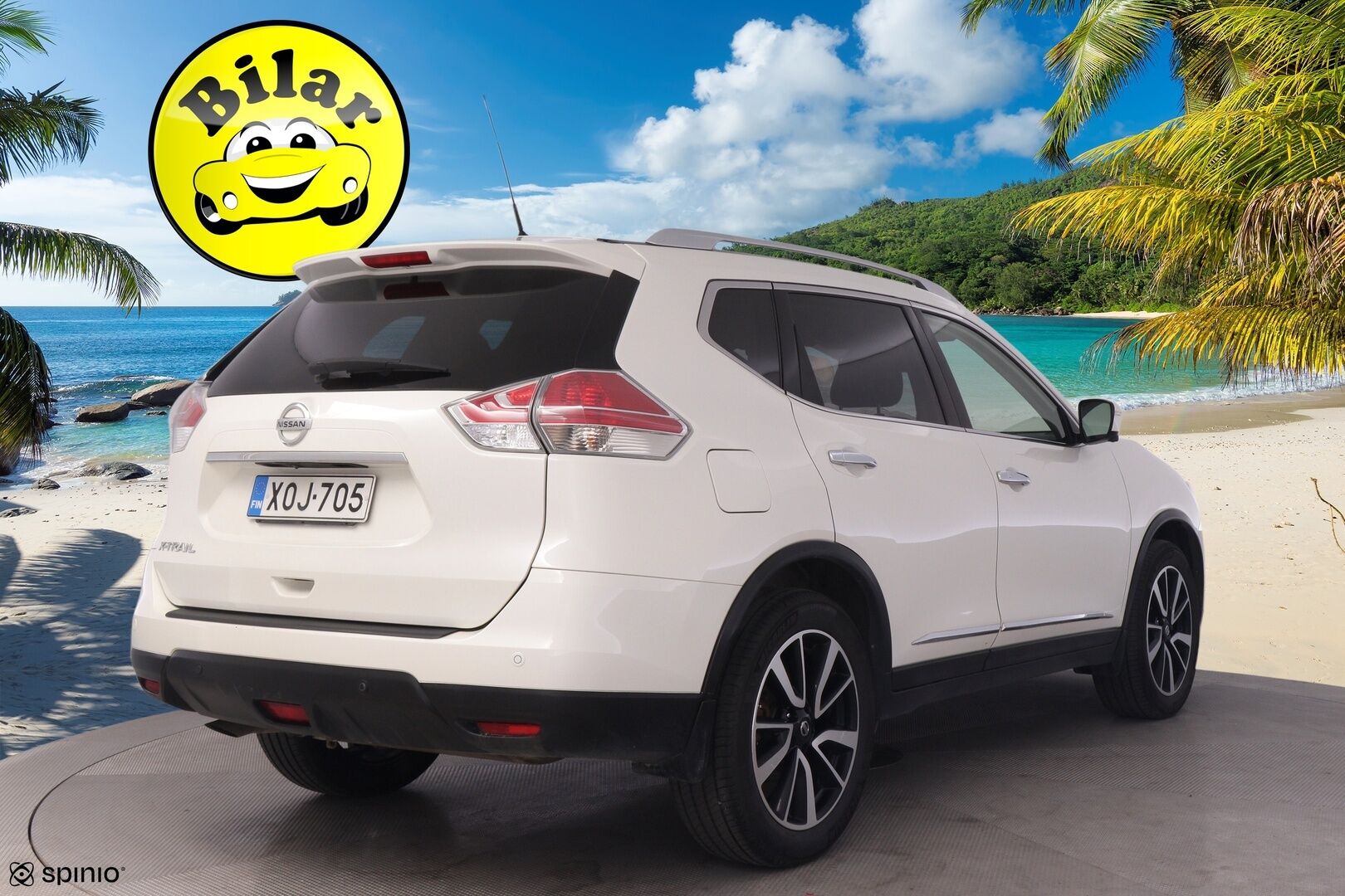 Nissan X-Trail 2017 dCi 177 Business 360 4WD Xtronic - | Suomi-auto | Koukku | Navi | Lohkolämmitin | Avaimeton kulku | Sähköluukku | 360-Kamera | Kahdet Michelin-renkaat vanteilla |