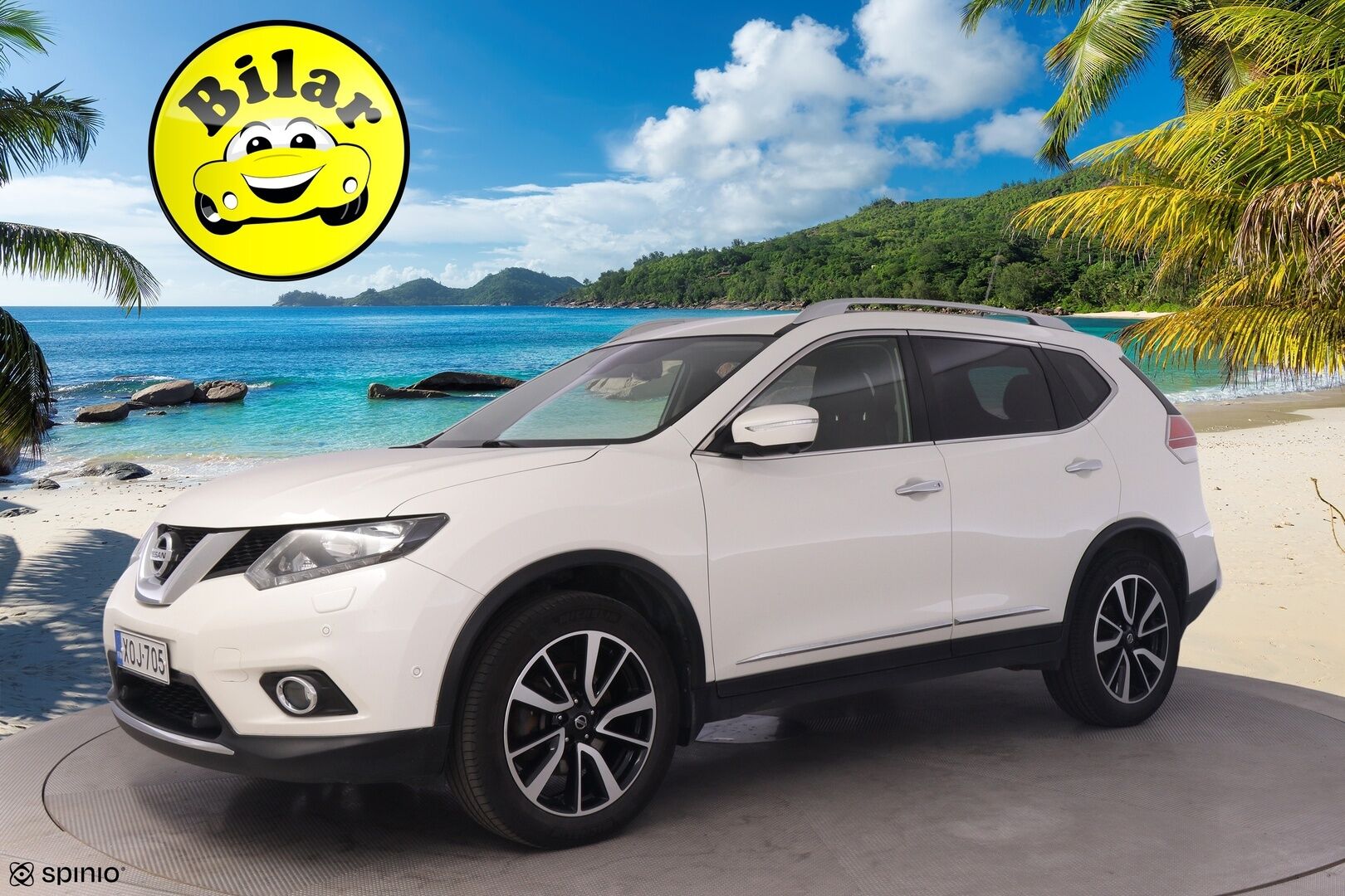 Nissan X-Trail 2017 dCi 177 Business 360 4WD Xtronic - | Suomi-auto | Koukku | Navi | Lohkolämmitin | Avaimeton kulku | Sähköluukku | 360-Kamera | Kahdet Michelin-renkaat vanteilla |