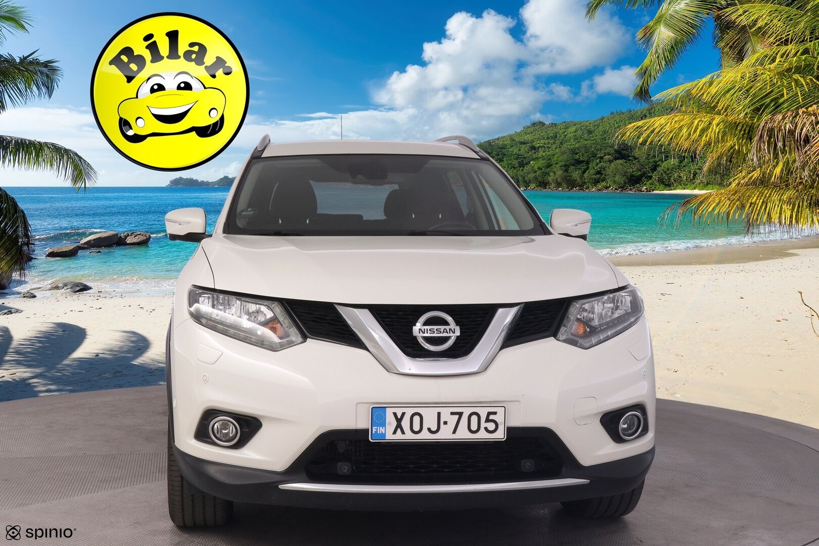 Nissan X-Trail 2017 dCi 177 Business 360 4WD Xtronic - | Suomi-auto | Koukku | Navi | Lohkolämmitin | Avaimeton kulku | Sähköluukku | 360-Kamera | Kahdet Michelin-renkaat vanteilla |
