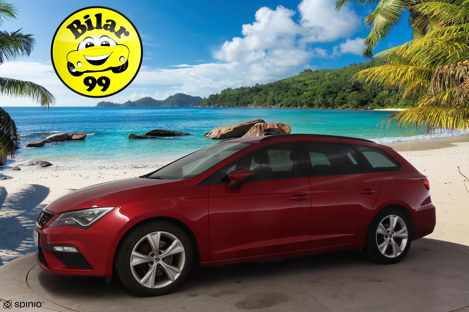 Seat Leon ST 2018 1,8 TSI 180 FR Business DSG *Adapt. vakkari / Lohkolämmitin / Koukku / Kessy / P. Tutkat* - Suomi-auto / Viimeisin huolto 119tkm kohdalla! / 2x renkaat alumiinivanteilla! 