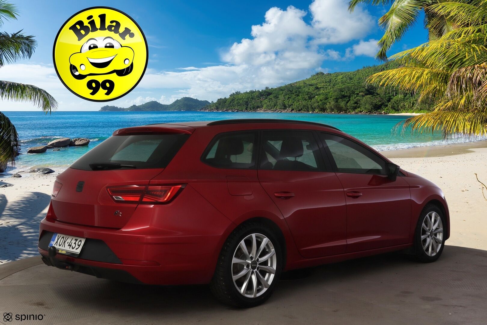 Seat Leon ST 2018 1,8 TSI 180 FR Business DSG *Adapt. vakkari / Lohkolämmitin / Koukku / Kessy / P. Tutkat* - Suomi-auto / Viimeisin huolto 119tkm kohdalla! / 2x renkaat alumiinivanteilla! 