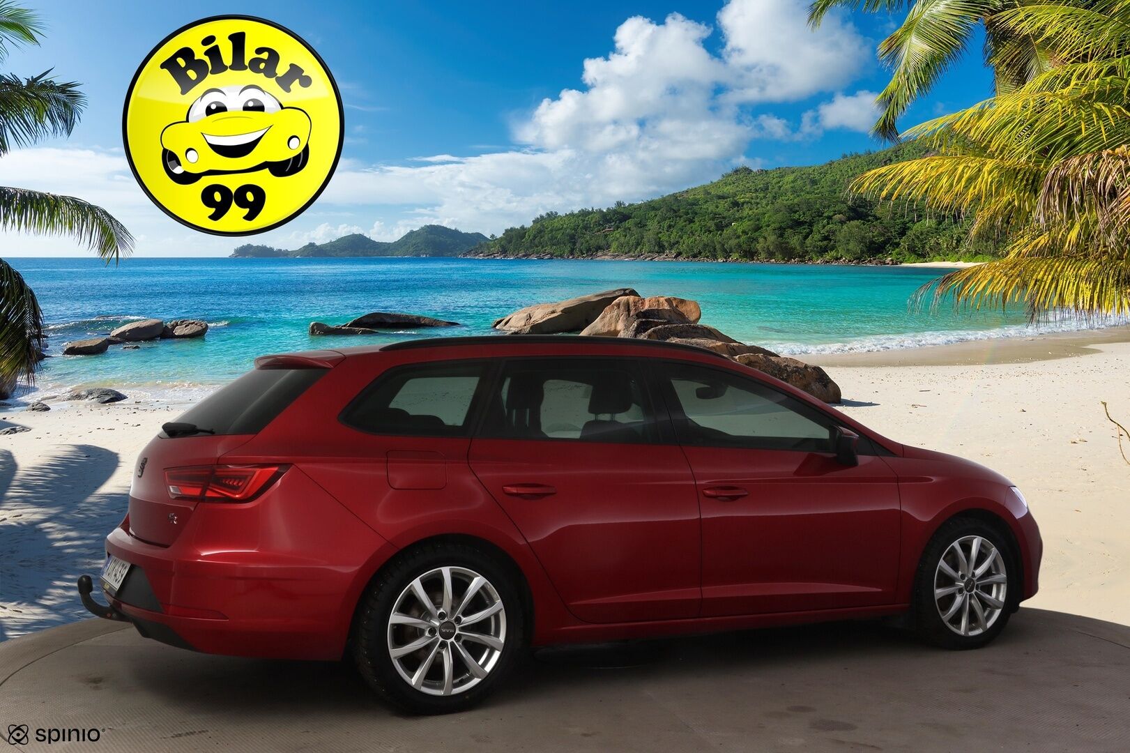 Seat Leon ST 2018 1,8 TSI 180 FR Business DSG *Adapt. vakkari / Lohkolämmitin / Koukku / Kessy / P. Tutkat* - Suomi-auto / Viimeisin huolto 119tkm kohdalla! / 2x renkaat alumiinivanteilla! 