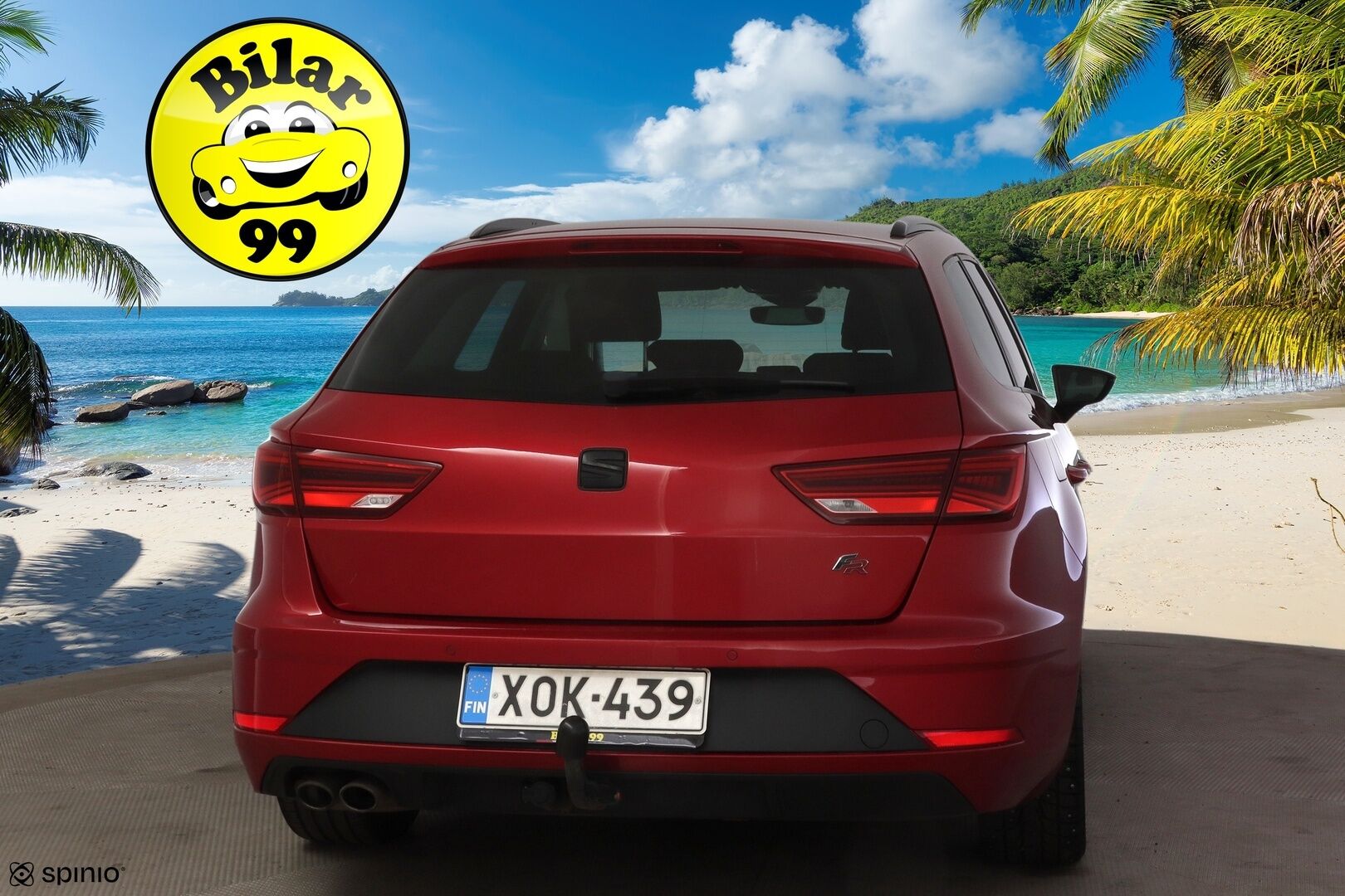 Seat Leon ST 2018 1,8 TSI 180 FR Business DSG *Adapt. vakkari / Lohkolämmitin / Koukku / Kessy / P. Tutkat* - Suomi-auto / Viimeisin huolto 119tkm kohdalla! / 2x renkaat alumiinivanteilla! 