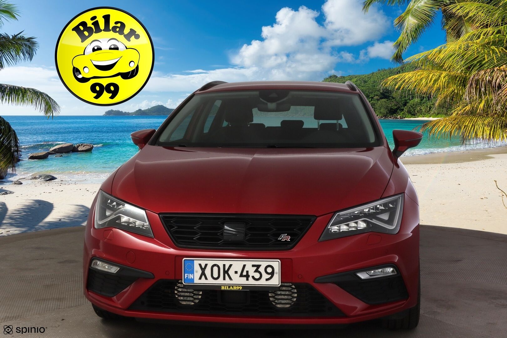 Seat Leon ST 2018 1,8 TSI 180 FR Business DSG *Adapt. vakkari / Lohkolämmitin / Koukku / Kessy / P. Tutkat* - Suomi-auto / Viimeisin huolto 119tkm kohdalla! / 2x renkaat alumiinivanteilla! 