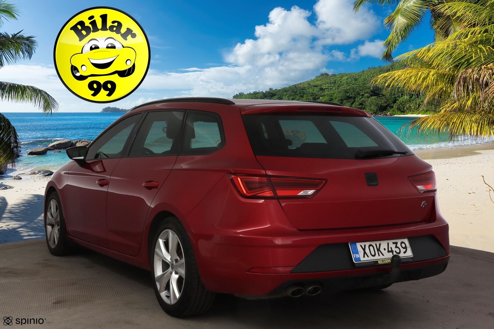 Seat Leon ST 2018 1,8 TSI 180 FR Business DSG *Adapt. vakkari / Lohkolämmitin / Koukku / Kessy / P. Tutkat* - Suomi-auto / Viimeisin huolto 119tkm kohdalla! / 2x renkaat alumiinivanteilla! 