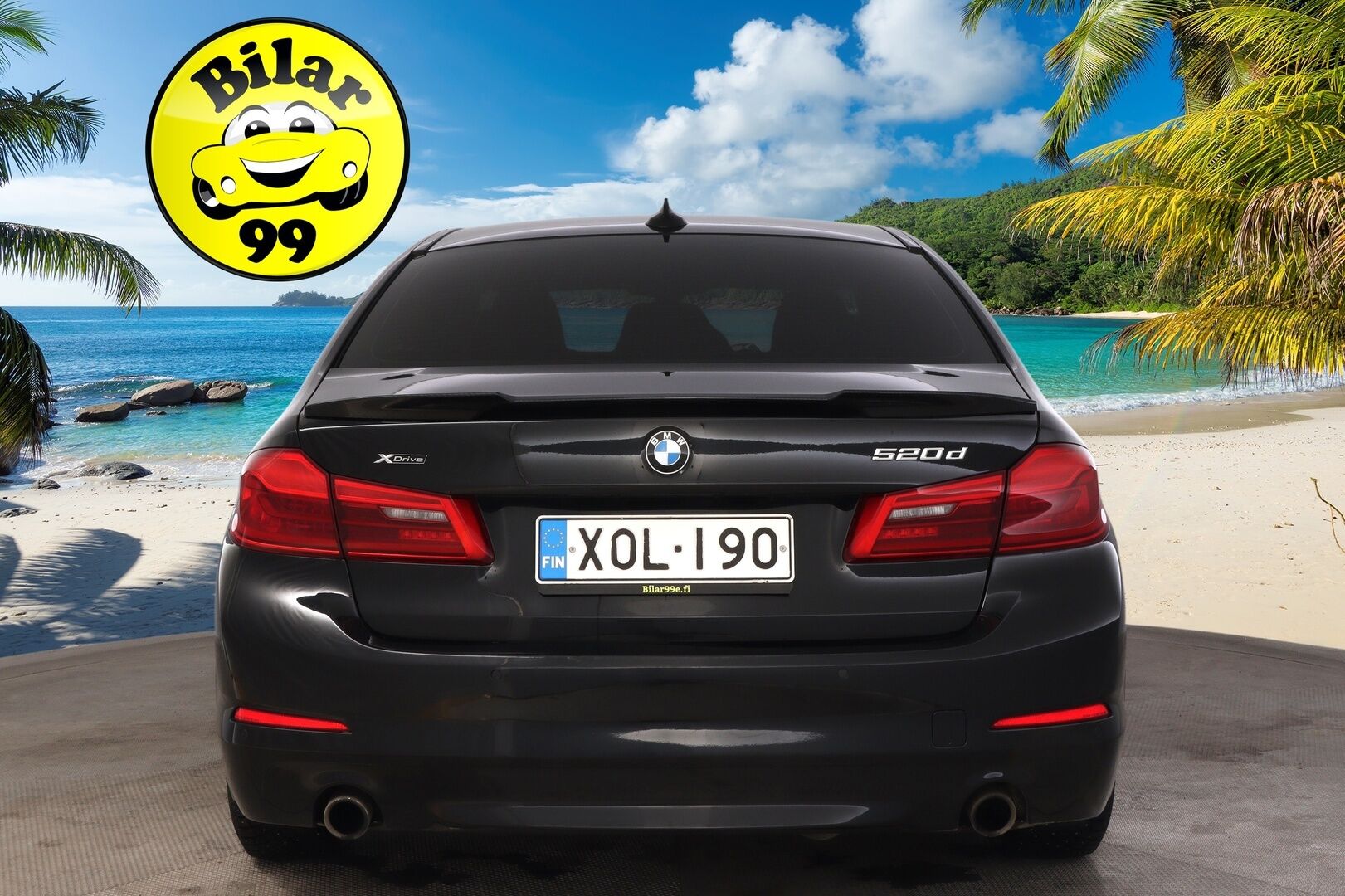 BMW 520 2019 G30 Sedan 520d A xDrive Business*Dakota nahat / Ambient / Vakkari* - *Suomi-auto / Neliveto*