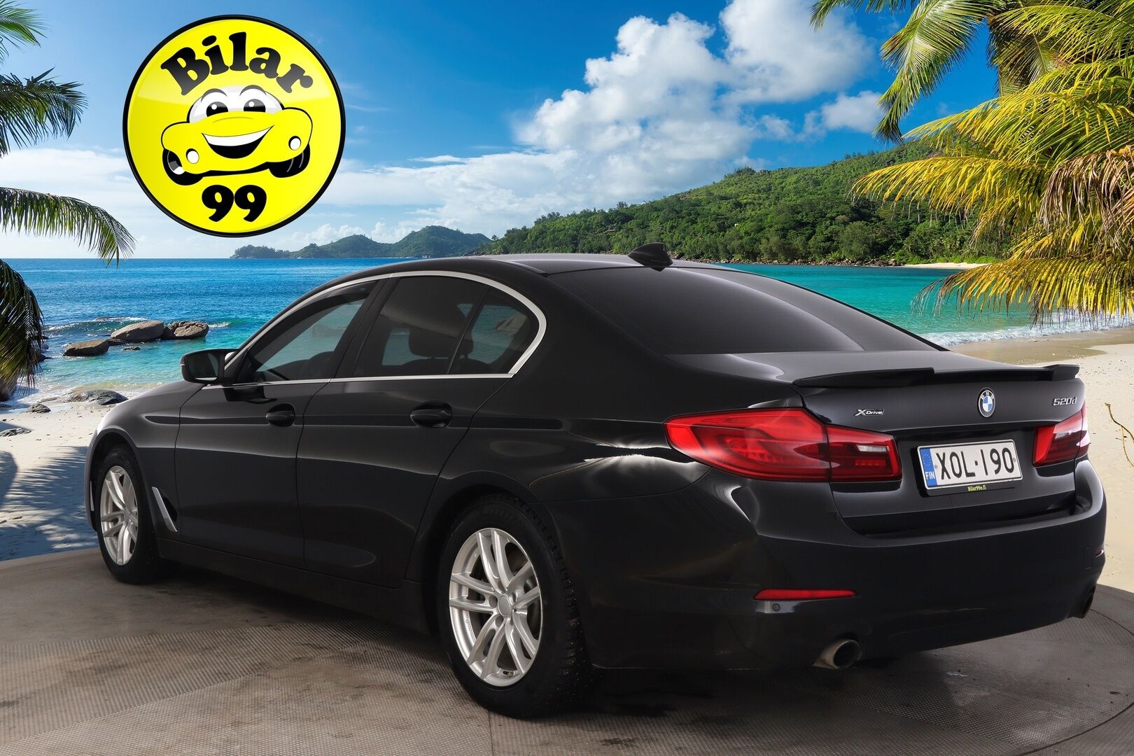 BMW 520 2019 G30 Sedan 520d A xDrive Business*Dakota nahat / Ambient / Vakkari* - *Suomi-auto / Neliveto*