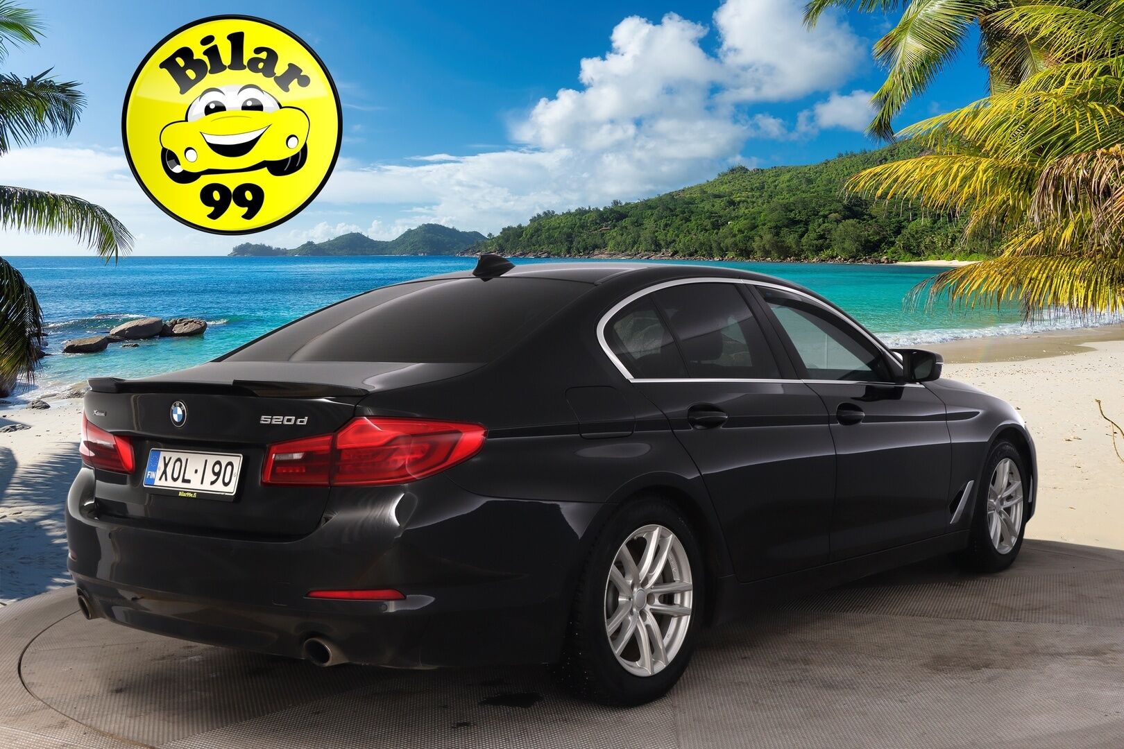 BMW 520 2019 G30 Sedan 520d A xDrive Business*Dakota nahat / Ambient / Vakkari* - *Suomi-auto / Neliveto*