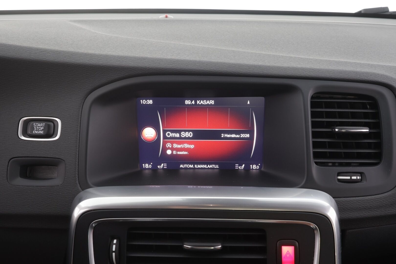 Volvo S60 2018 T3 Business Classic Summum aut - | Muistipenkki | Nahkasisusta | Xenon | Akt. kaarrevalot | P.kamera | Digimittaristo | Navi | Keyless | BT | Lämm. ratti | Merkkihuollot |  