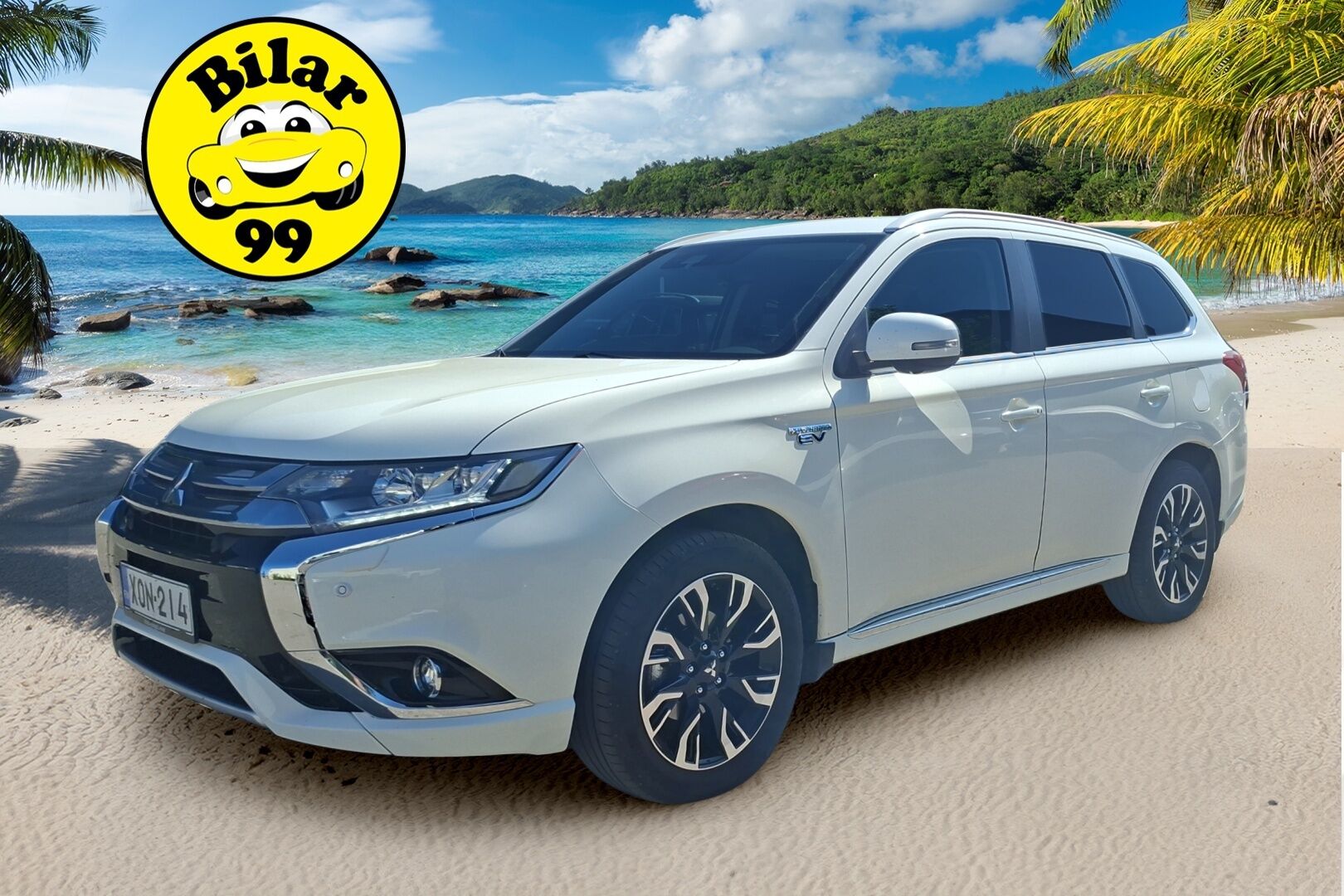 Mitsubishi Outlander PHEV 2018 Instyle Navi 4WD 5P * 360-kamera / Rockford / Adapt. Vakkari / Vetokoukku / Sähköluukku / Nahkasisusta / Keyless / BLIS * - * 1-omisteinen Suomi-auto / Merkkihuollettu / 2x Renkaat & Vanteet *