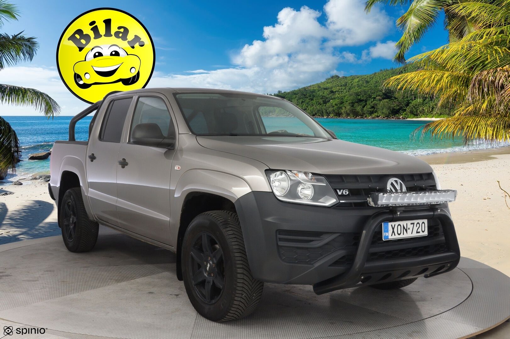 Volkswagen Amarok 2019 3.0 TDI 120kW 4MOTION 3080kg DC Trendline PRO - Webasto | Tutka | App-connect | Kahdet renkaat aluvantein | Hieno!