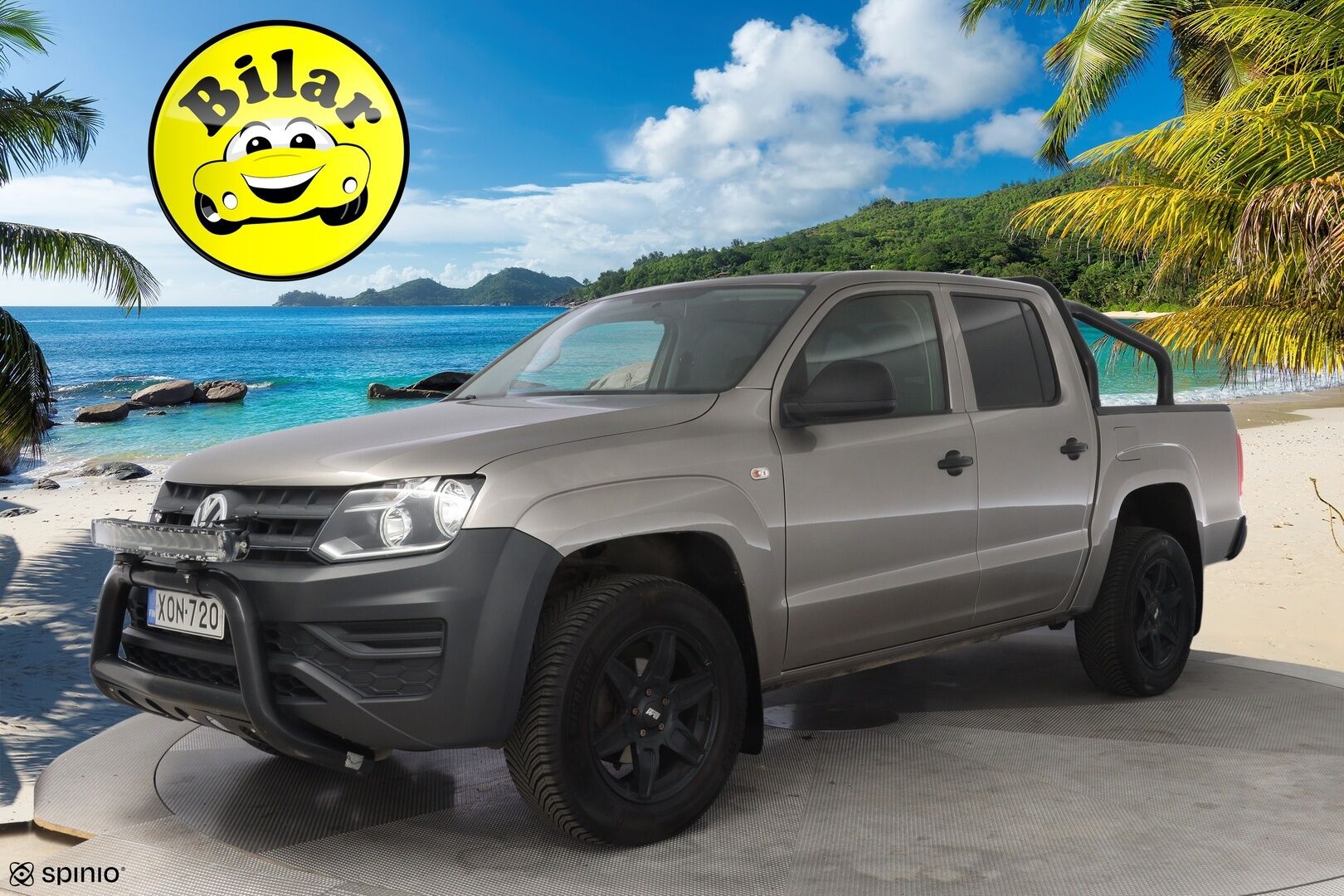 Volkswagen Amarok 2019 3.0 TDI 120kW 4MOTION 3080kg DC Trendline PRO - Webasto | Tutka | App-connect | Kahdet renkaat aluvantein | Hieno!