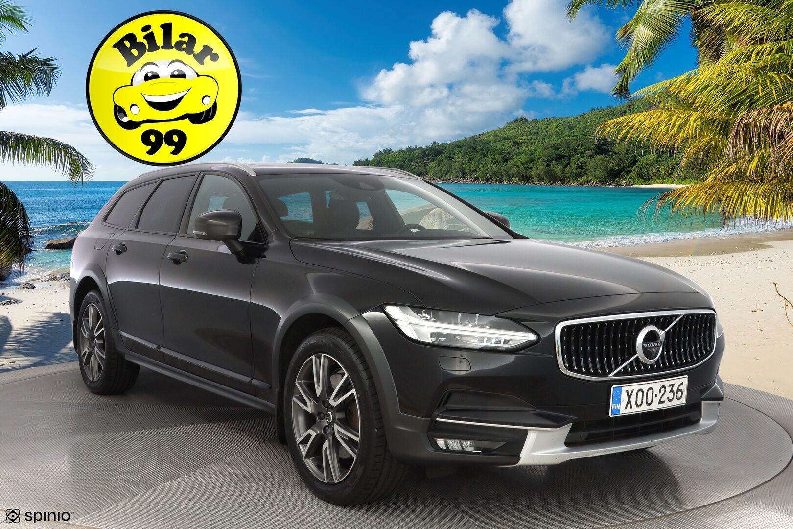 Volvo V90 Cross Country 2018 D5 AWD Pro aut *Bowers&Wilkins / 360° / ACC / HUD / Koukku / Webasto / Panorama* - Suomi-auto / Ei AdBlueta / Jakohihna vaihdettu 9/2025 / 2x Volvon vanteet / Huippuvarusteltu