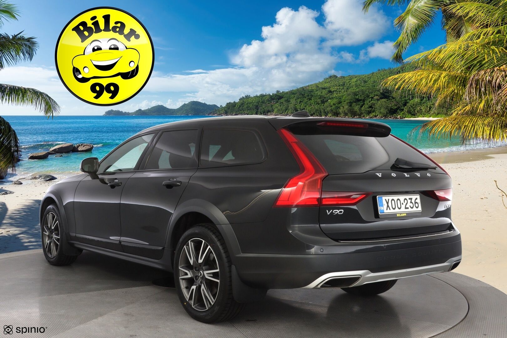 Volvo V90 Cross Country 2018 D5 AWD Pro aut *Bowers&Wilkins / 360° / ACC / HUD / Koukku / Webasto / Panorama* - Suomi-auto / Ei AdBlueta / Jakohihna vaihdettu 9/2025 / 2x Volvon vanteet / Huippuvarusteltu
