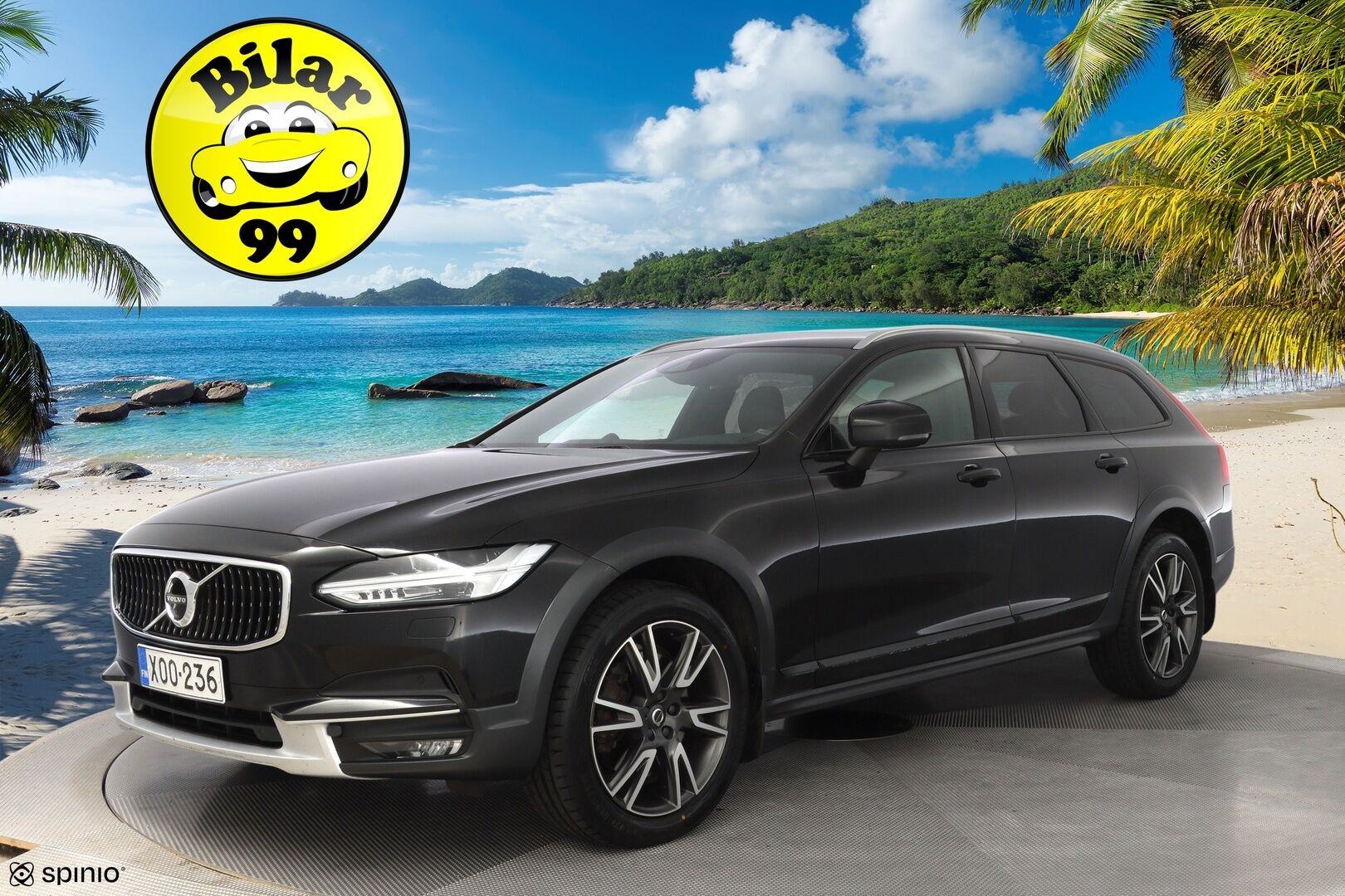 Volvo V90 Cross Country 2018 D5 AWD Pro aut *Bowers&Wilkins / 360° / ACC / HUD / Koukku / Webasto / Panorama* - Suomi-auto / Ei AdBlueta / Jakohihna vaihdettu 9/2025 / 2x Volvon vanteet / Huippuvarusteltu