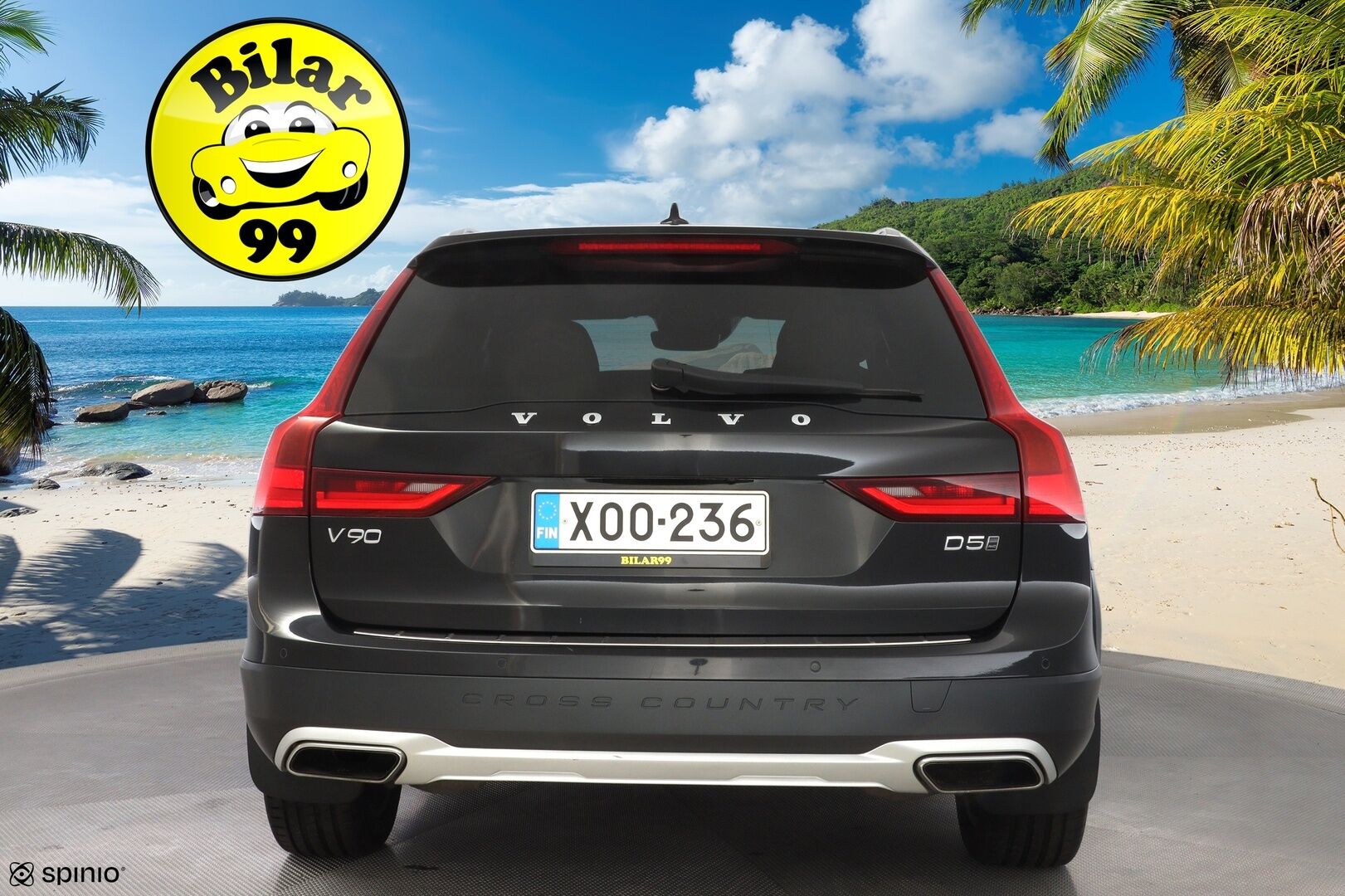 Volvo V90 Cross Country 2018 D5 AWD Pro aut *Bowers&Wilkins / 360° / ACC / HUD / Koukku / Webasto / Panorama* - Suomi-auto / Ei AdBlueta / Jakohihna vaihdettu 9/2025 / 2x Volvon vanteet / Huippuvarusteltu