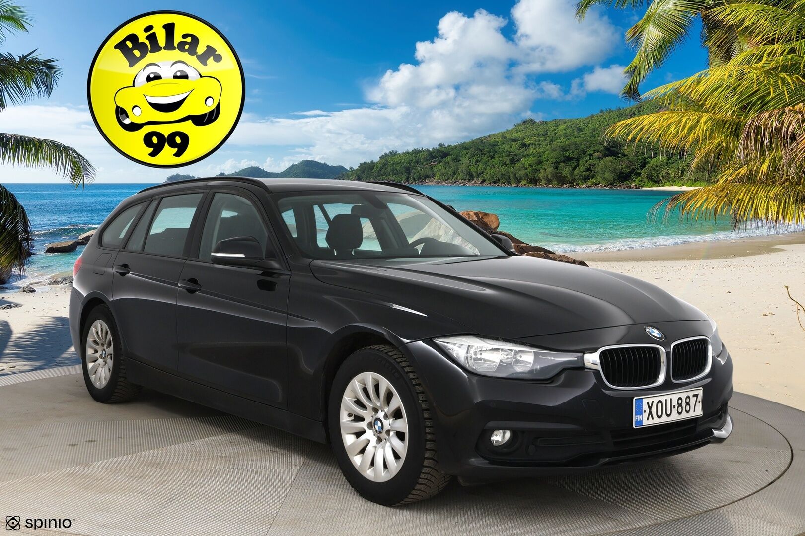 BMW 318 2016 3-sarja F31 Touring 318d A Business / Vetokoukku / P. Tutkat / Lohkolämmitin / Sähkökontti - 2x Hyvät renkaat!