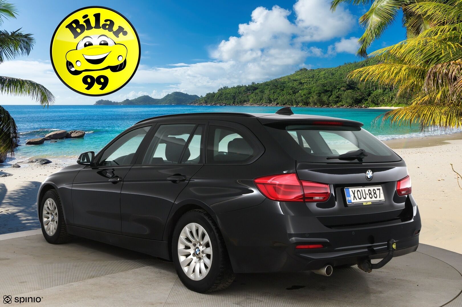 BMW 318 2016 3-sarja F31 Touring 318d A Business / Vetokoukku / P. Tutkat / Lohkolämmitin / Sähkökontti - 2x Hyvät renkaat!