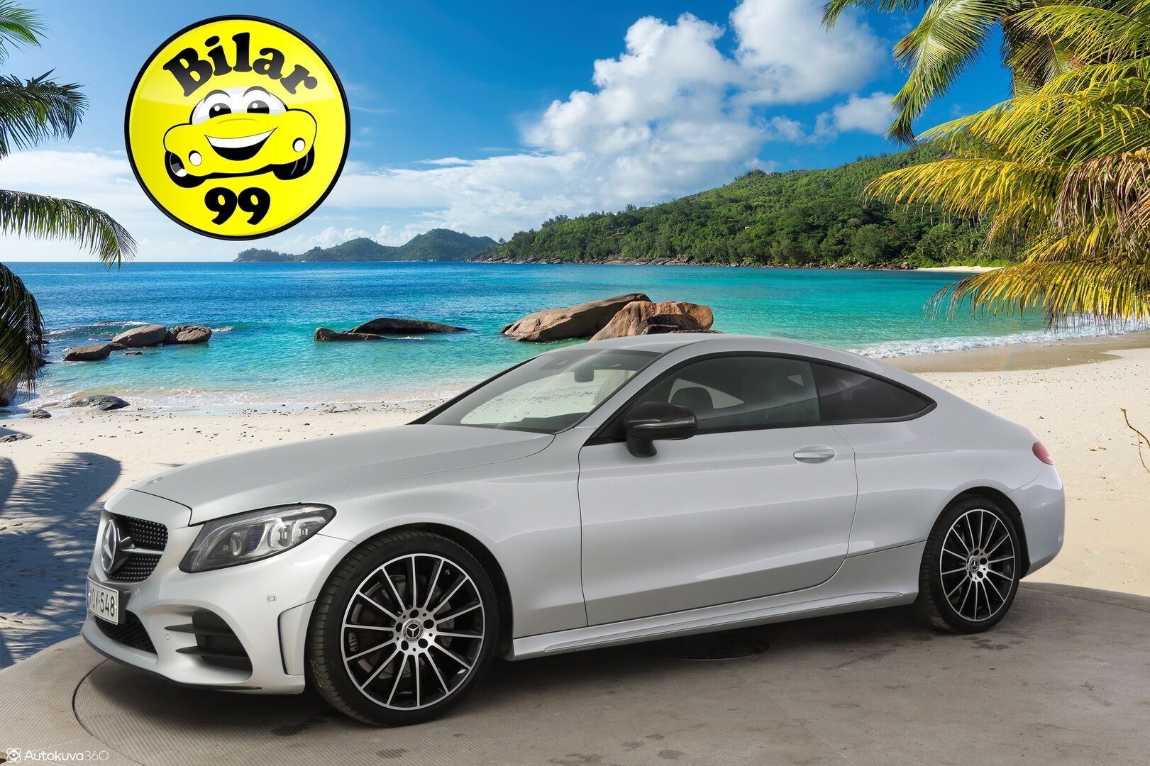 Mercedes-Benz C 2019 200 A Coupé AMG-Styling * Comand / P-Kamera / Sporttinahat / Navi / AppleCarPlay * - 3,99 % KORKOTARJOUS TÄHÄN AUTOON - * 2-om Suomi-auto / Merkkiliikkeen Huoltohistoria *
