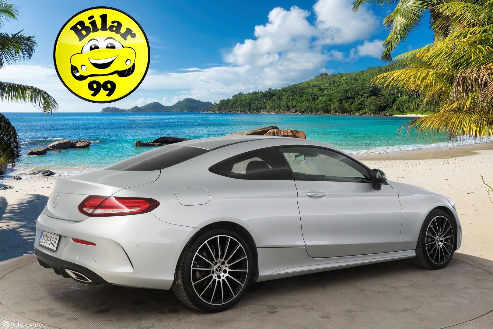 Mercedes-Benz C 2019 200 A Coupé AMG-Styling * Comand / P-Kamera / Sporttinahat / Navi / AppleCarPlay * - 3,99 % KORKOTARJOUS TÄHÄN AUTOON - * 2-om Suomi-auto / Merkkiliikkeen Huoltohistoria *