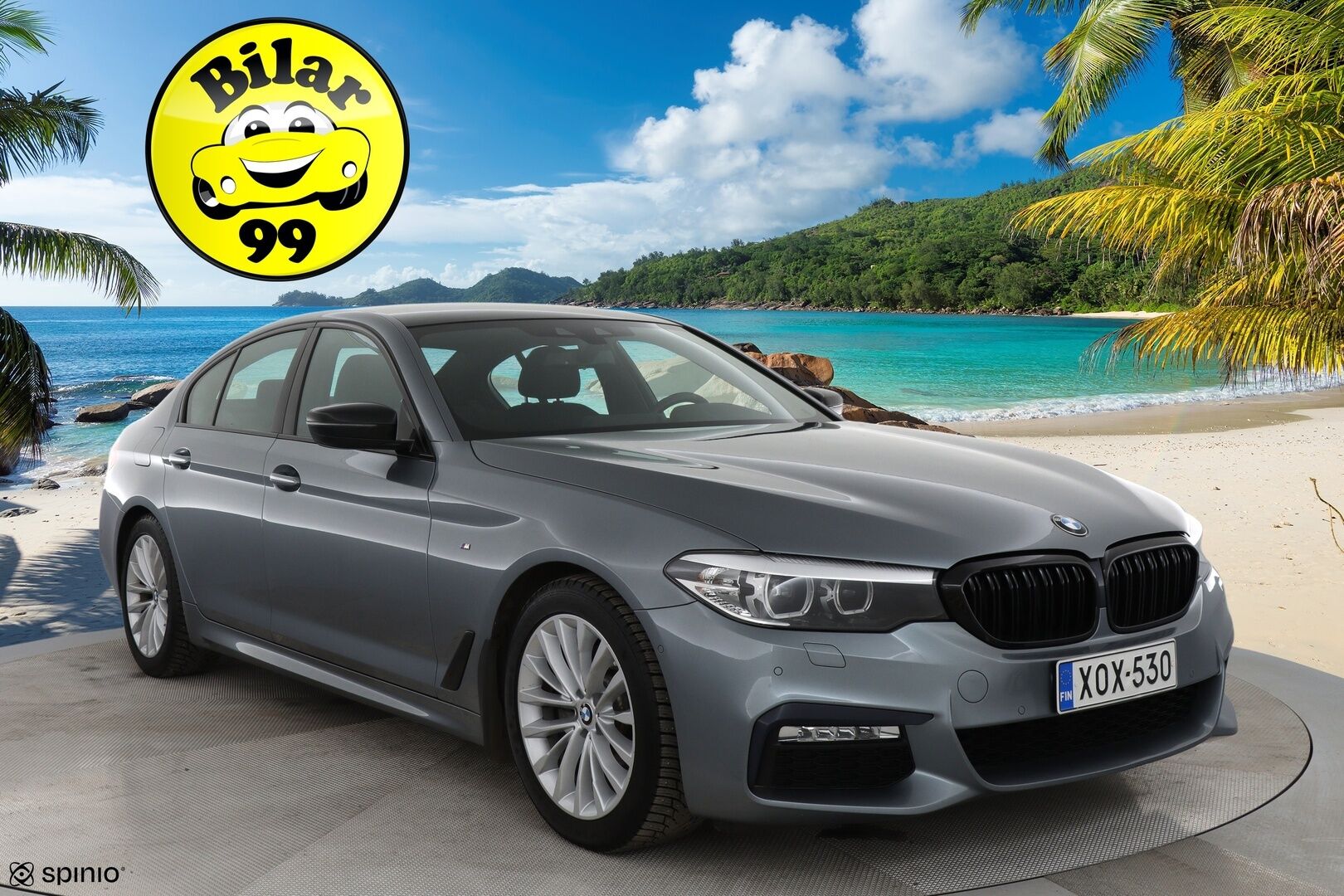 BMW 520 2018 G30 d A xDrive M Sport * Prof.Navi / Kessy / P-kamera / Vakkari * - siistikuntoinen ja taloudellinen Sedan / M-sport / P-kamera