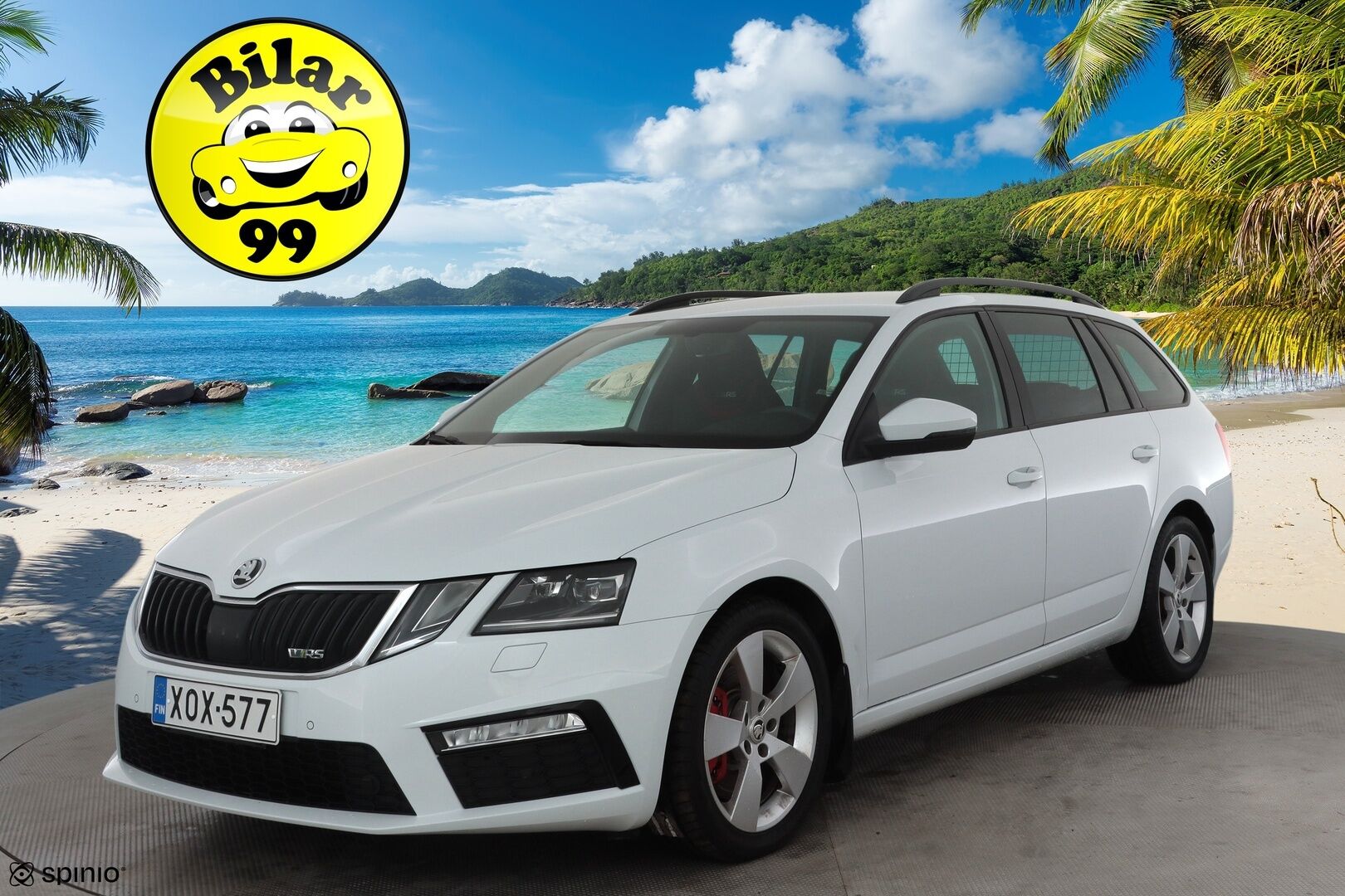 Skoda Octavia 2018 Combi 2,0 TSI RS DSG  * Webasto / ACC / LED / P.kamera / Navi / Keyless * - Facelift / Suomi-auto / Kahdet renkaat - HULLU BLACKWEEK KORKOTARJOUS 2,49%